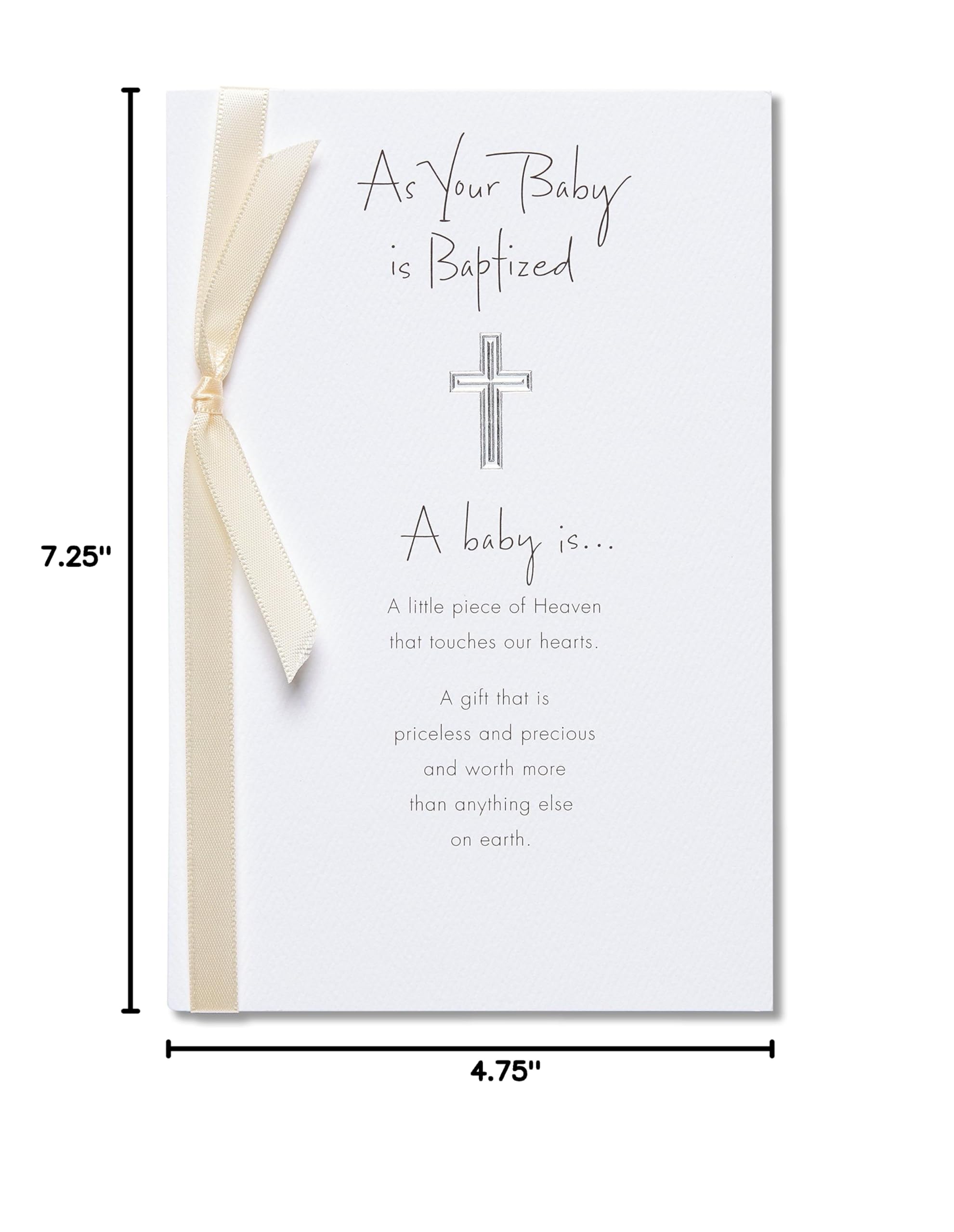 American Greetings Baptism Card (Piece of Heaven) - Image 8