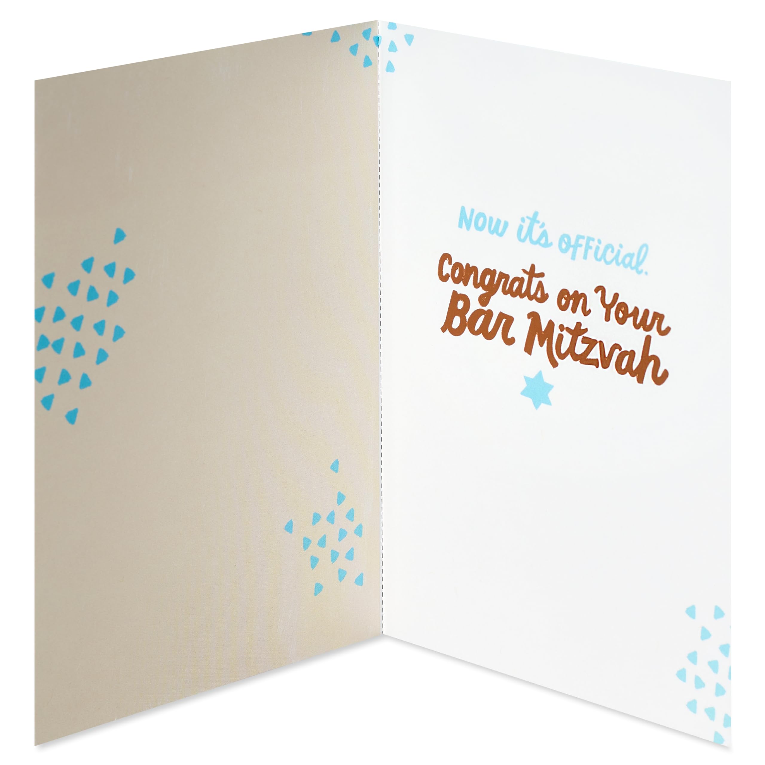 American Greetings Bar Mitzvah Card (It's Official) - Image 2