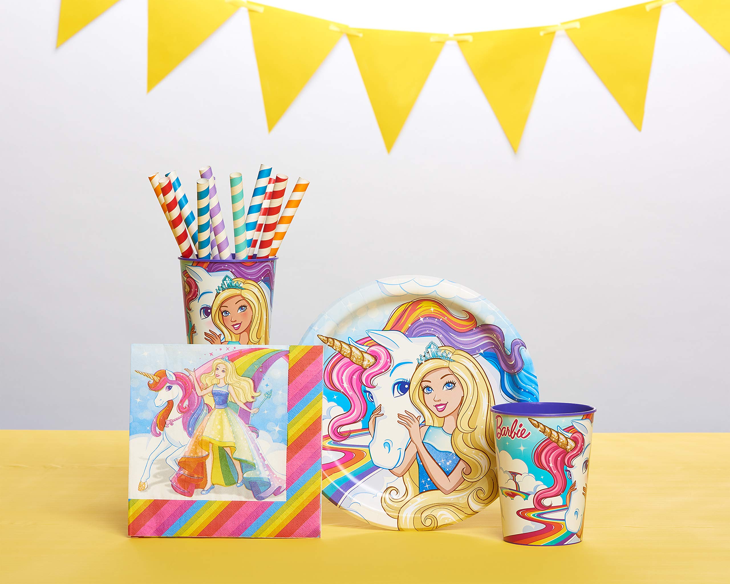 American Greetings Barbie Party Supplies, Paper Lunch Napkins (50-Count) - Image 3