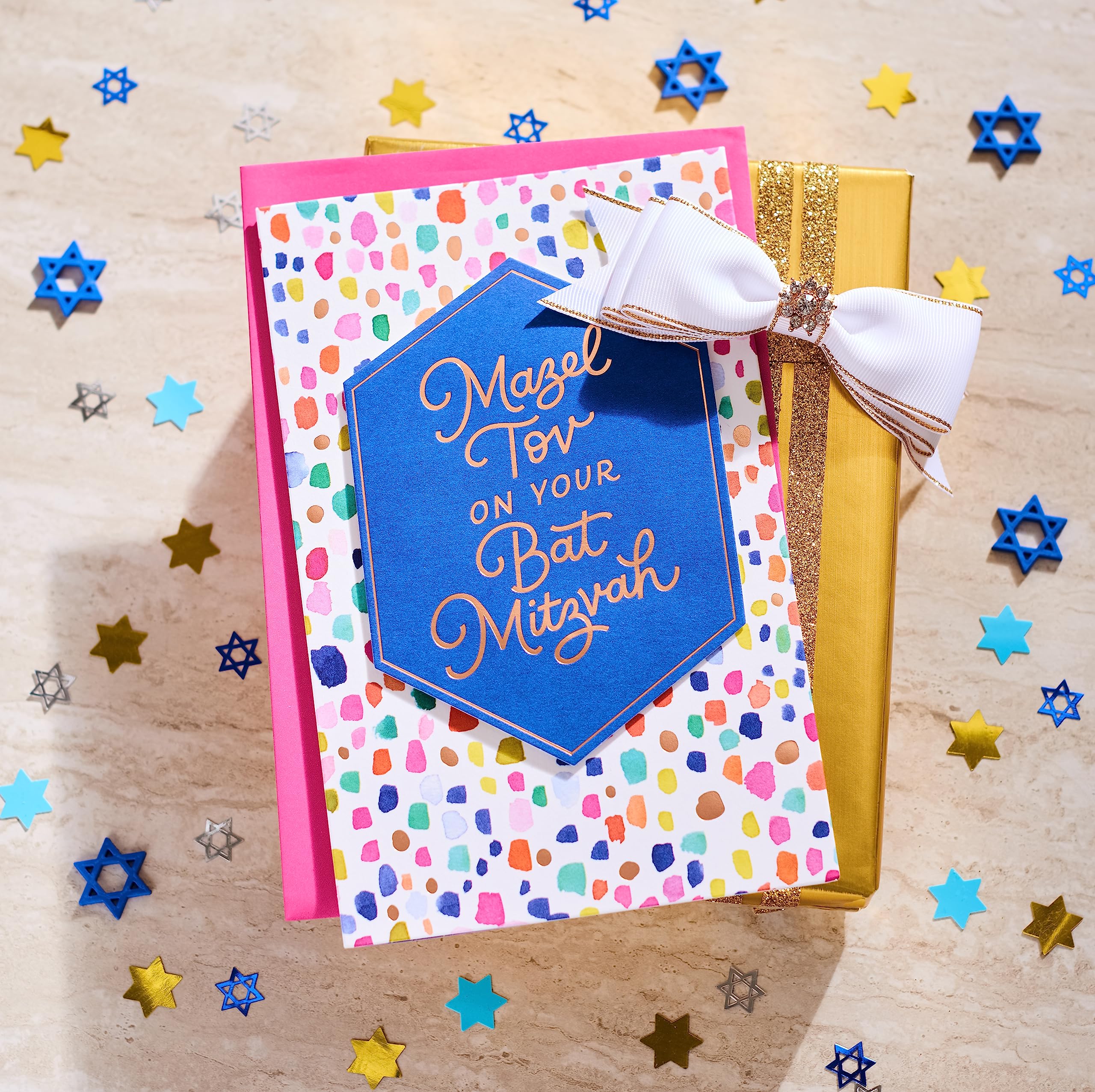 American Greetings Bat Mitzvah Card (Heartfelt Mazel Tov) - Image 6
