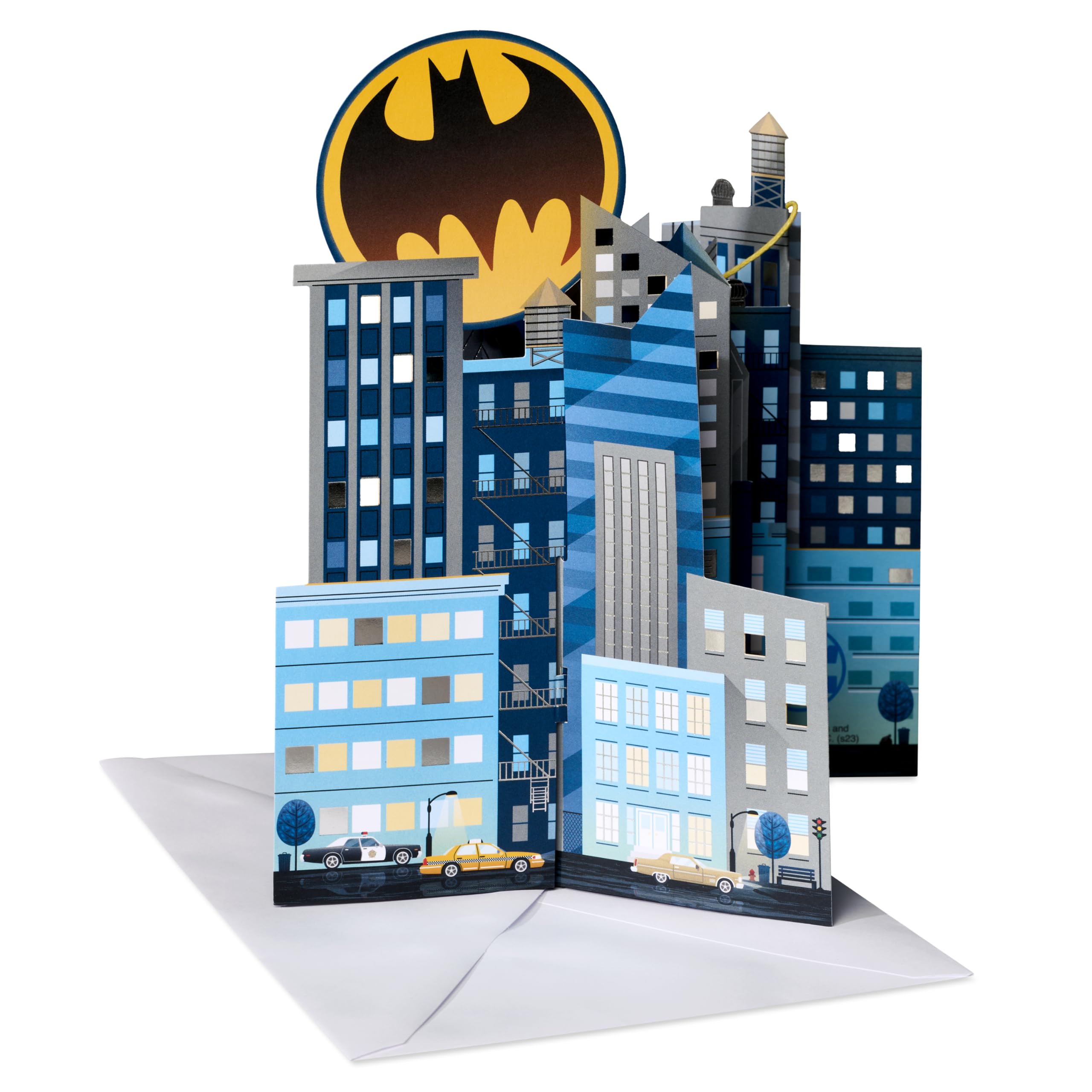 American Greetings Batman Displayable Pop Up Thinking of You Card with Envelope (Just Opened This Card) - Image 4