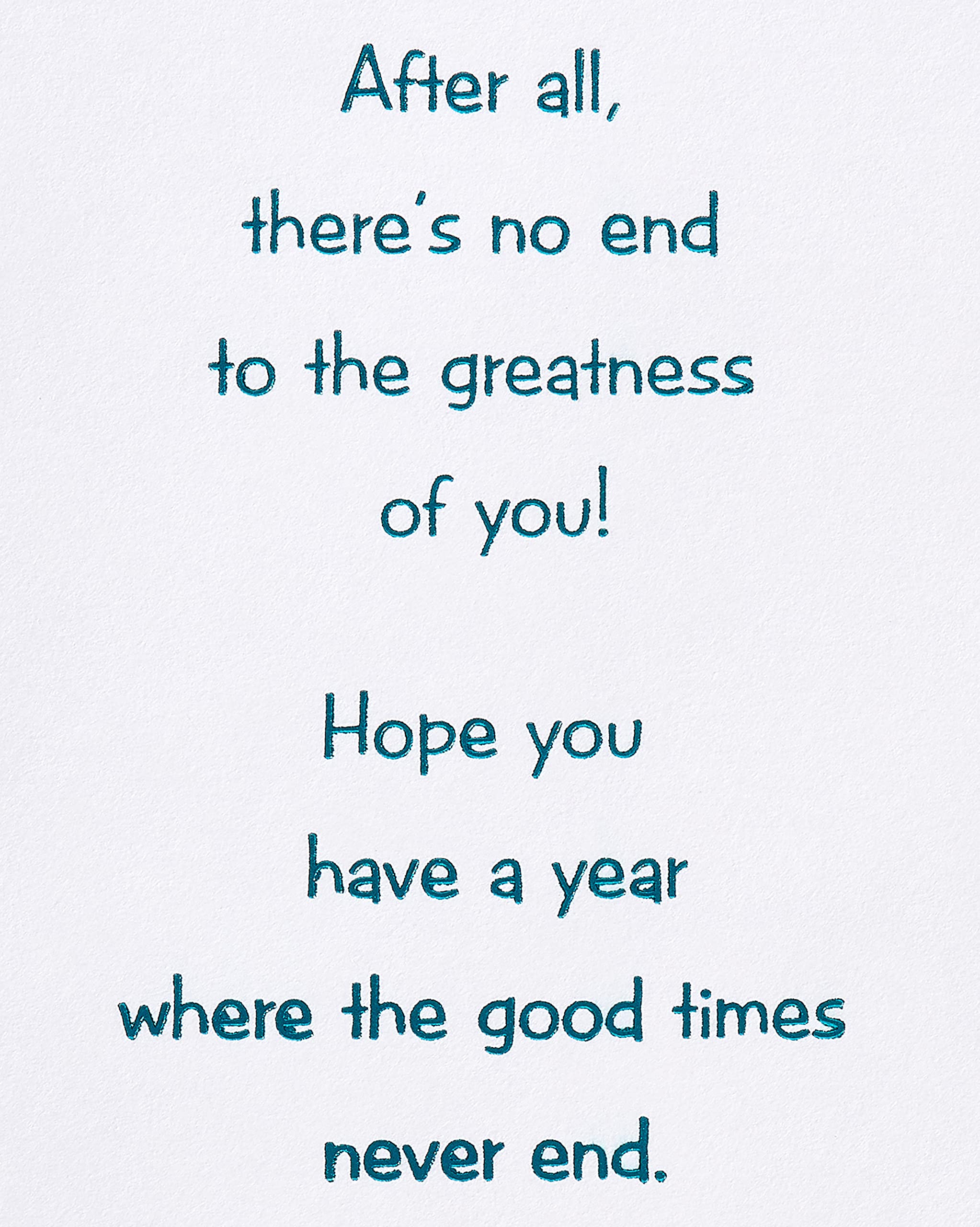 American Greetings Belated Birthday Card (I Know It's Late) - Image 3
