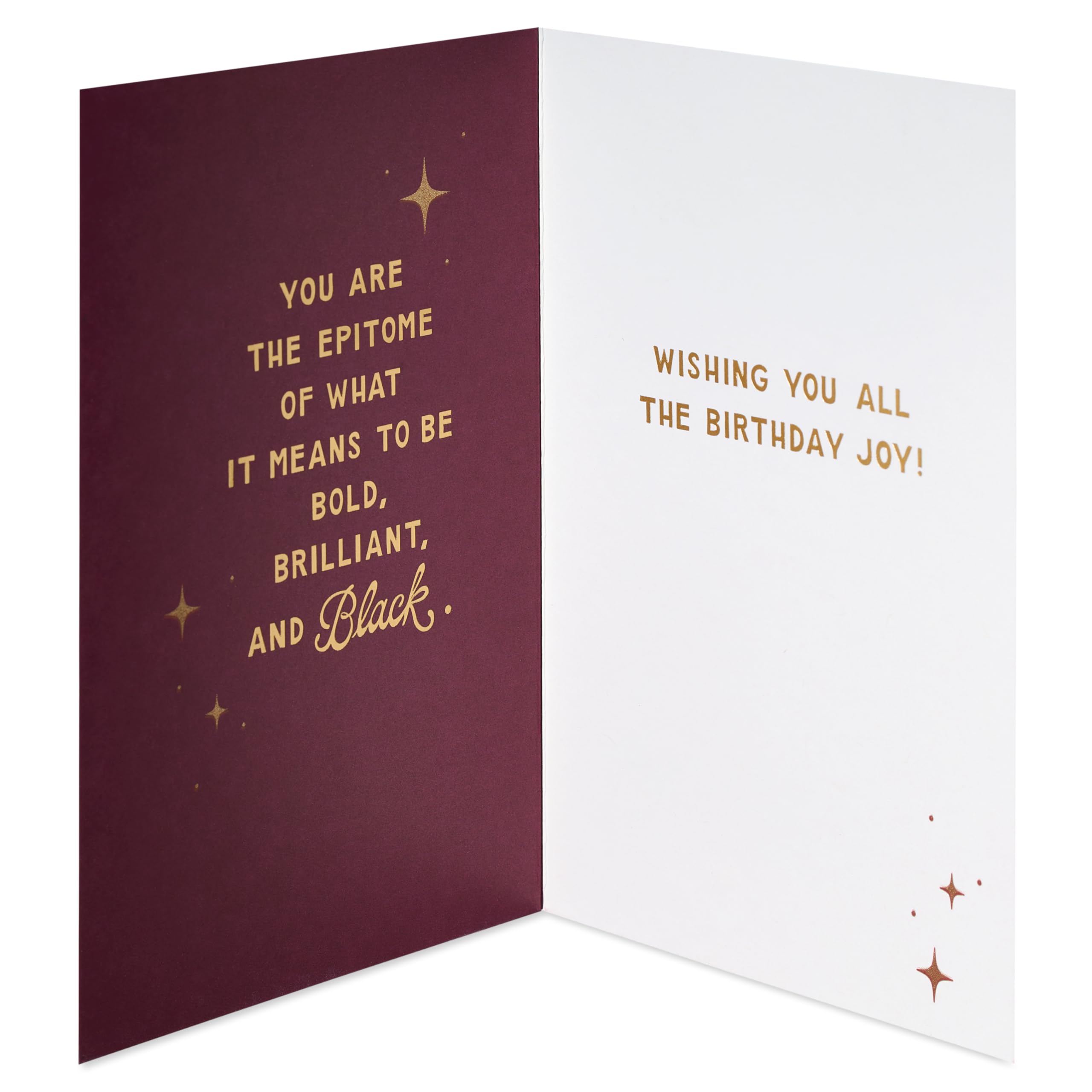 American Greetings Birthday Card (Black Excellence) - Image 2