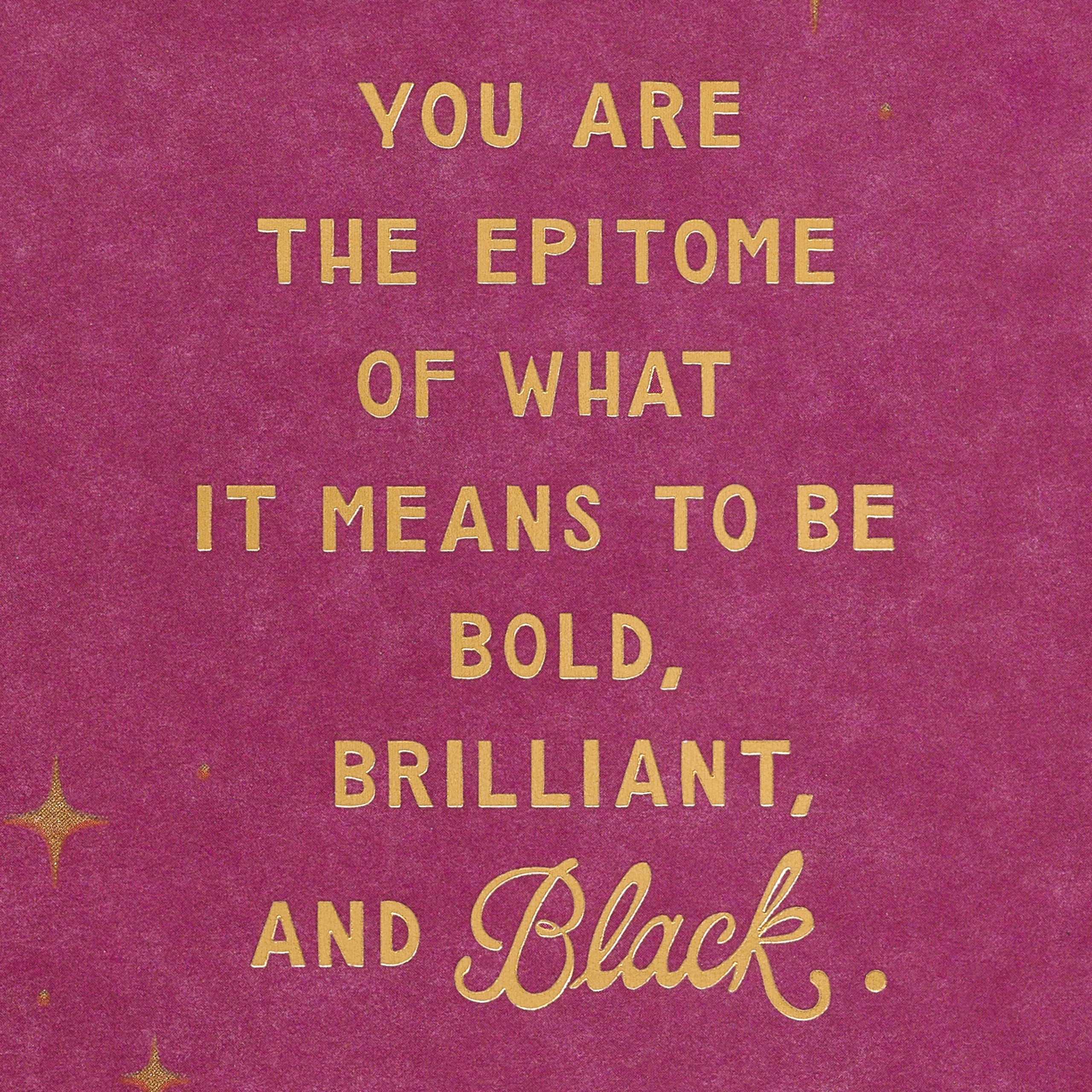 American Greetings Birthday Card (Black Excellence) - Image 3