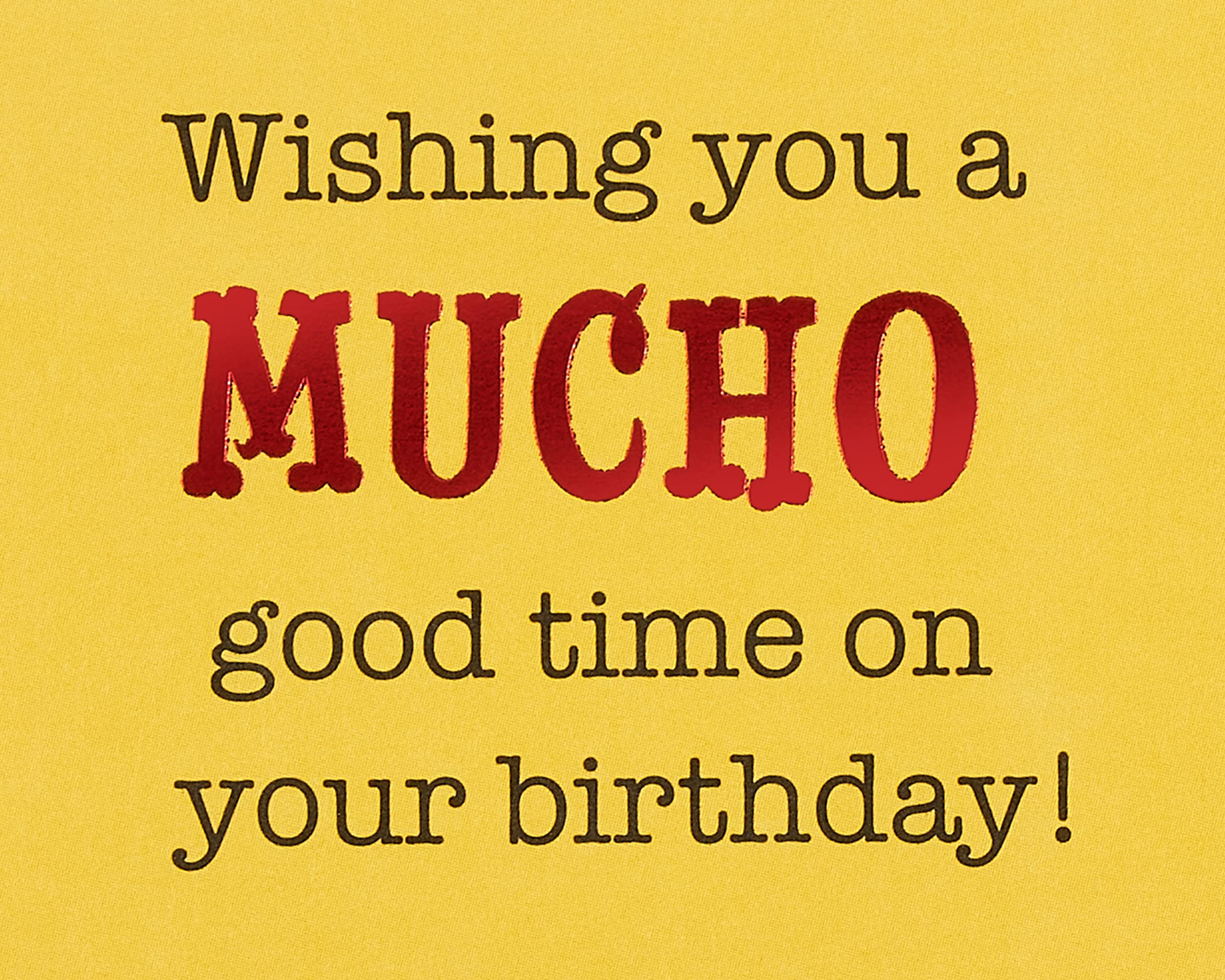 American Greetings Birthday Card (Fiesta) - Image 3