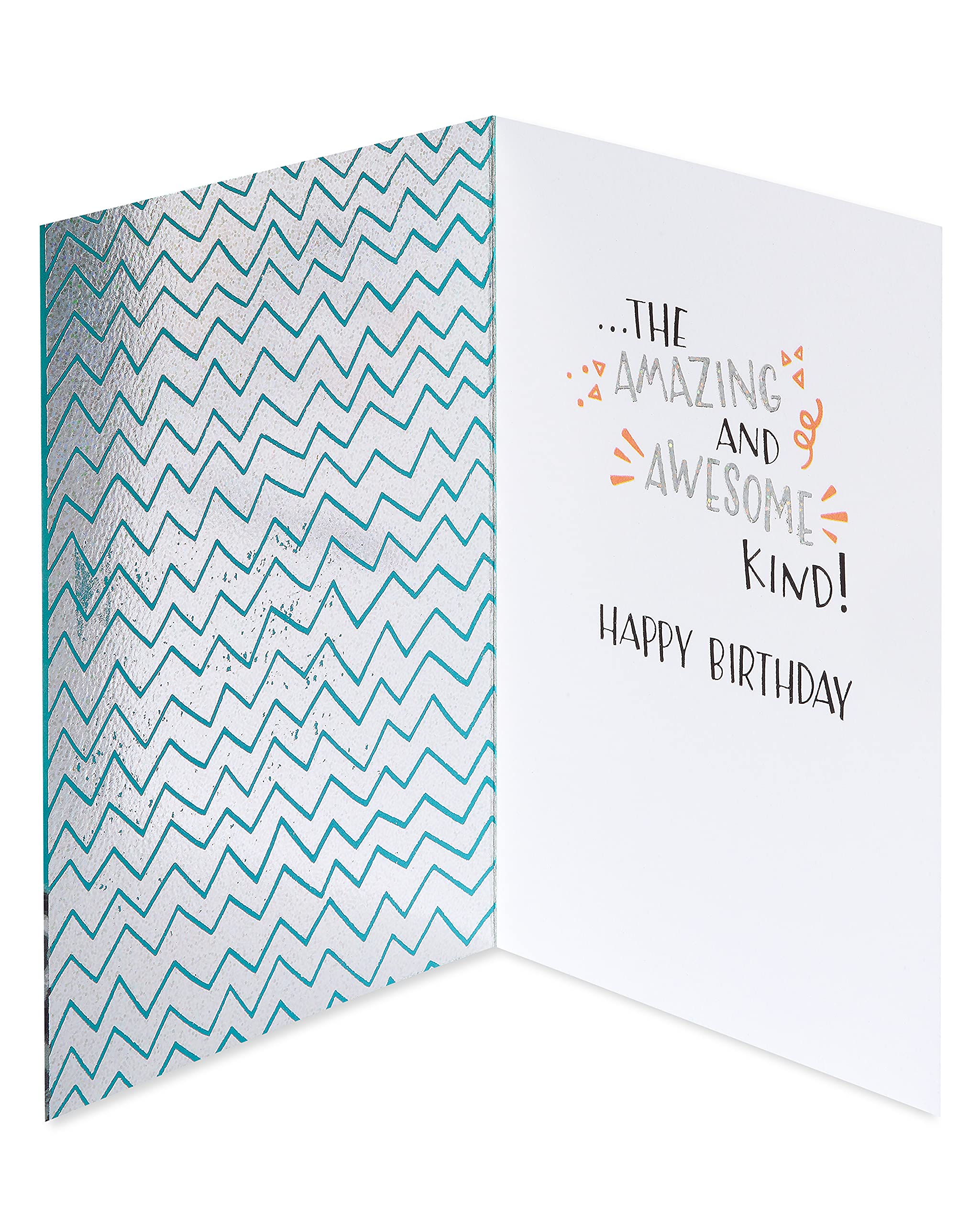 American Greetings Birthday Card for Boy (Giraffe with Party Hat) - Image 2