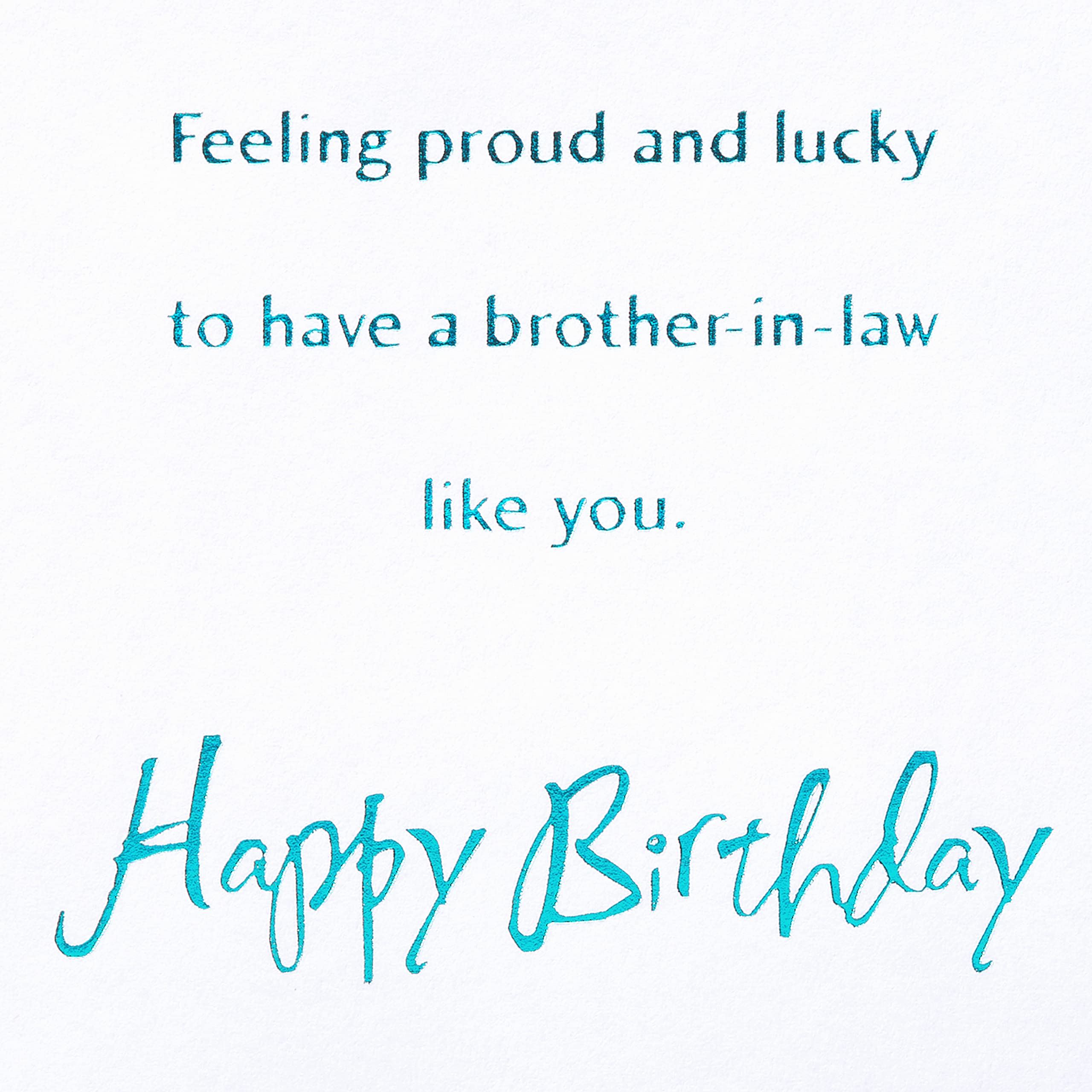 American Greetings Birthday Card for Brother-In-Law (Feeling Proud) - Image 3