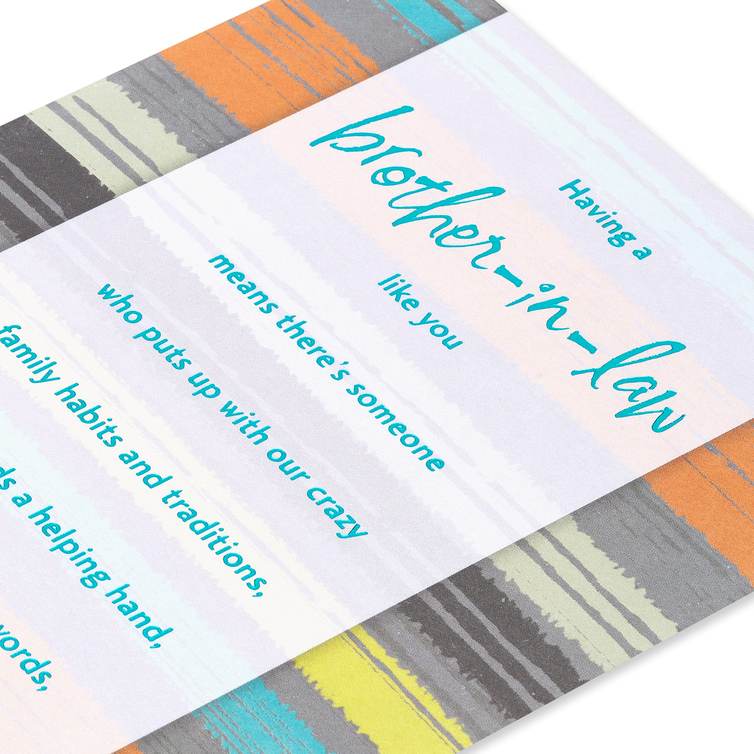 American Greetings Birthday Card for Brother-In-Law (Feeling Proud) - Image 5