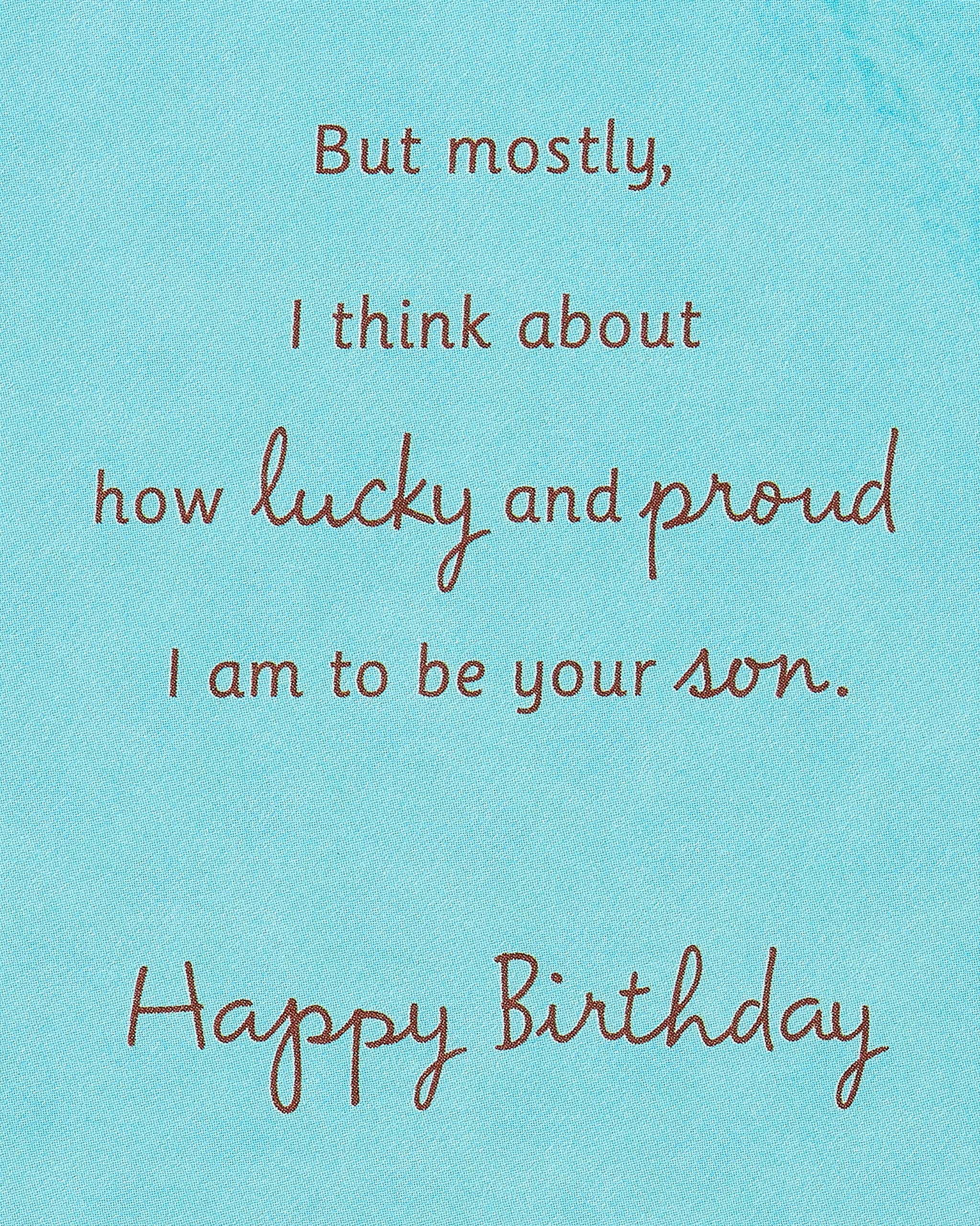 American Greetings Birthday Card for Dad from Son (Fishing Boat) - Image 4