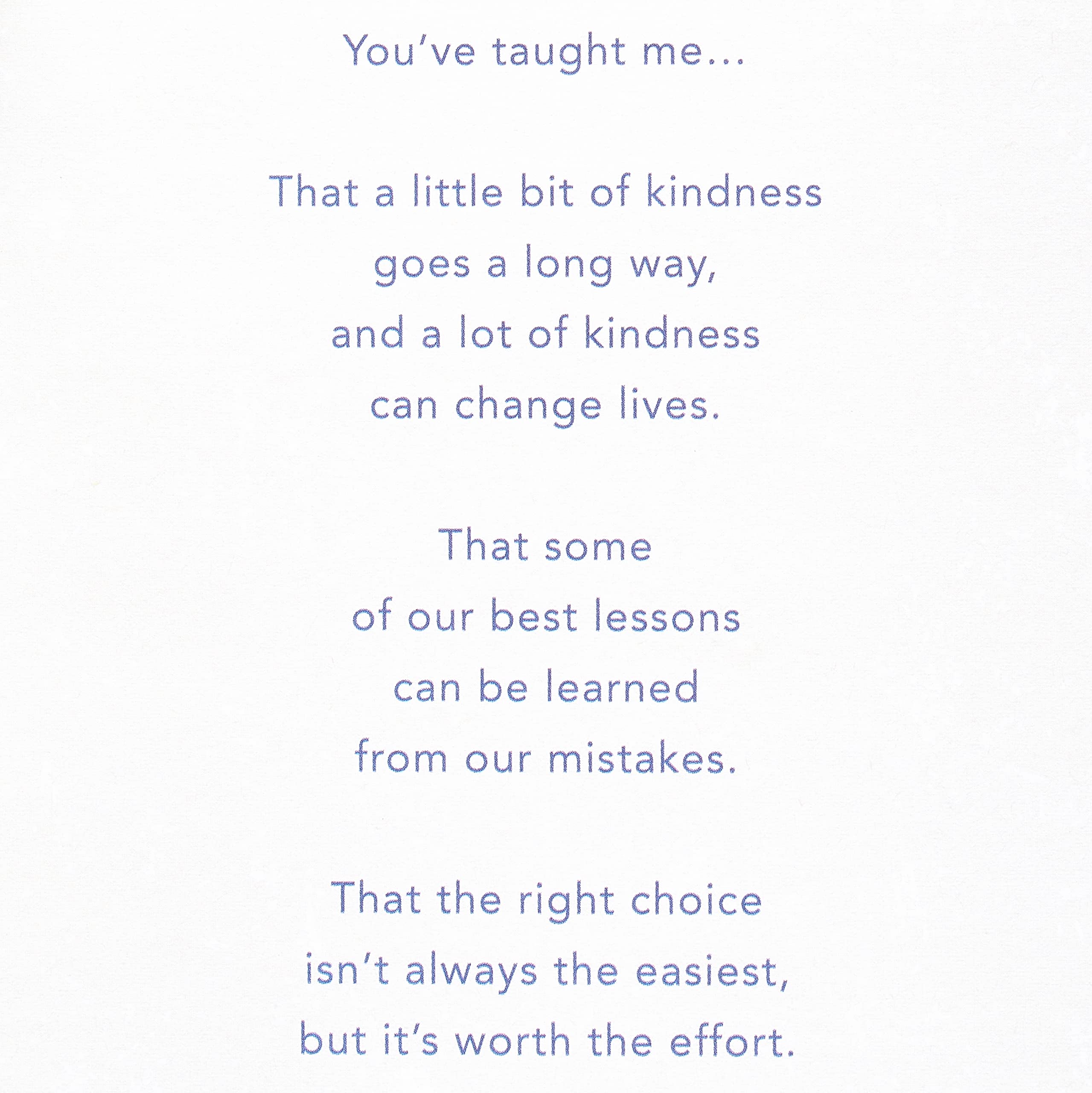 American Greetings Birthday Card for Dad (You've Taught Me) - Image 3