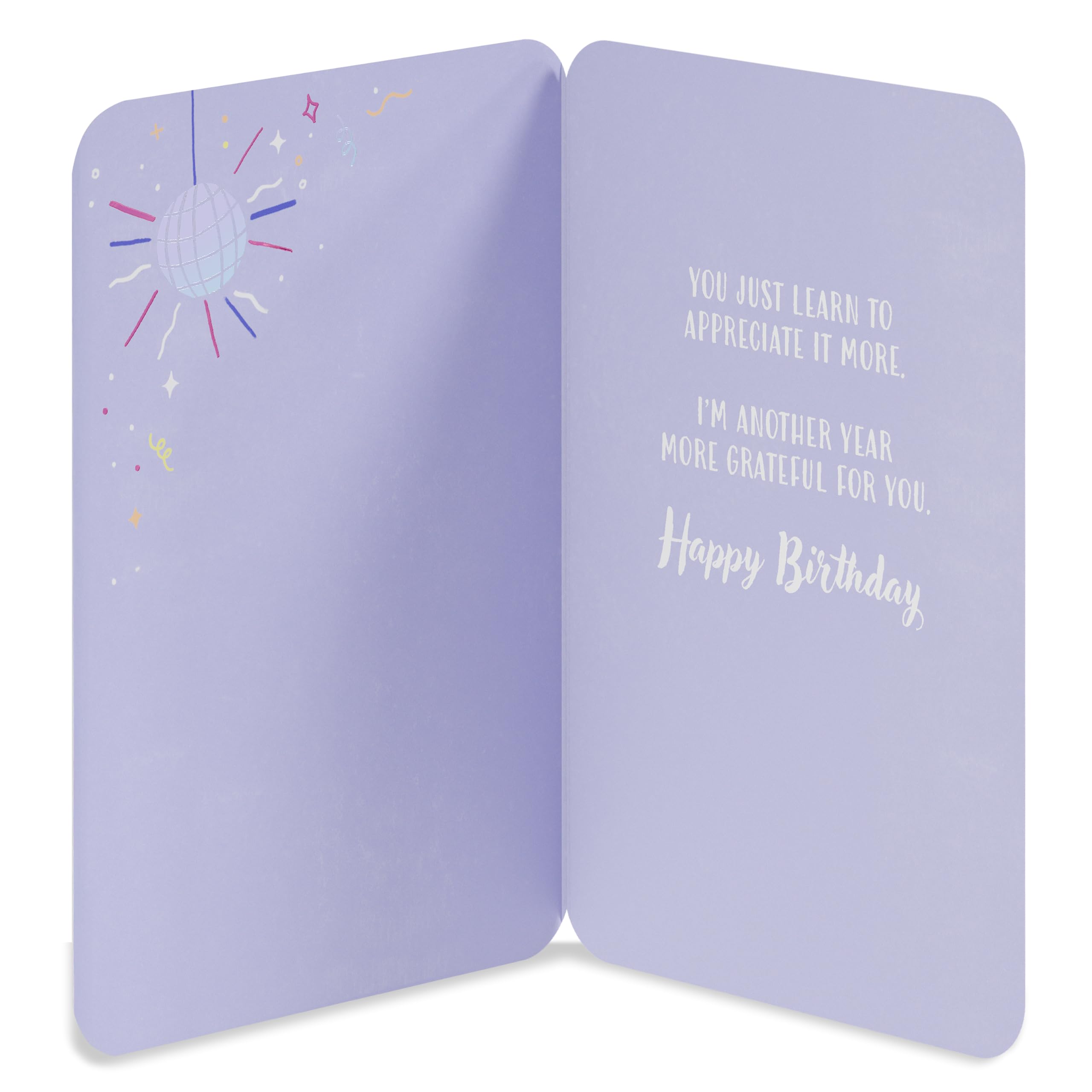 American Greetings Birthday Card for Friend (Grateful For You) - Image 2
