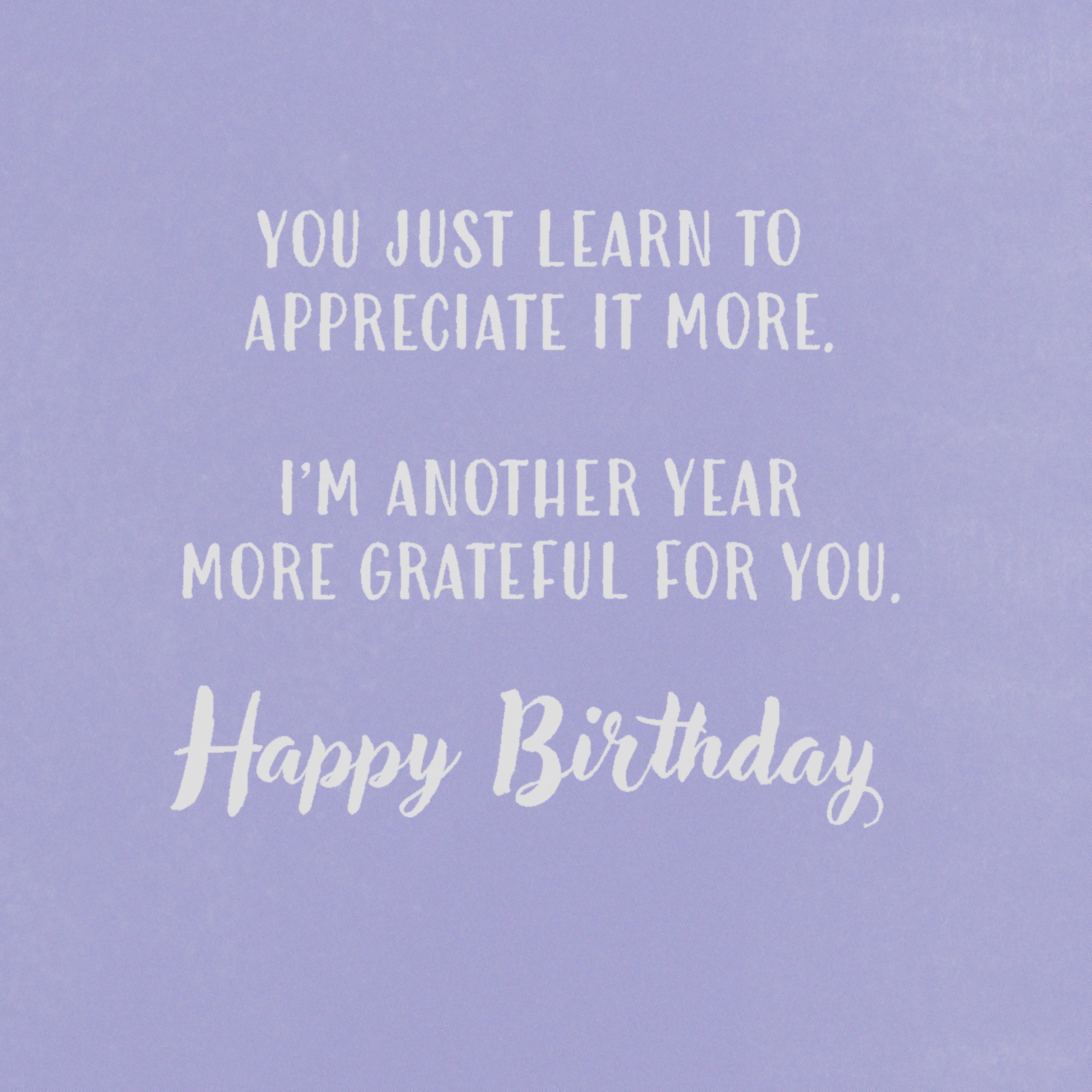 American Greetings Birthday Card for Friend (Grateful For You) - Image 3