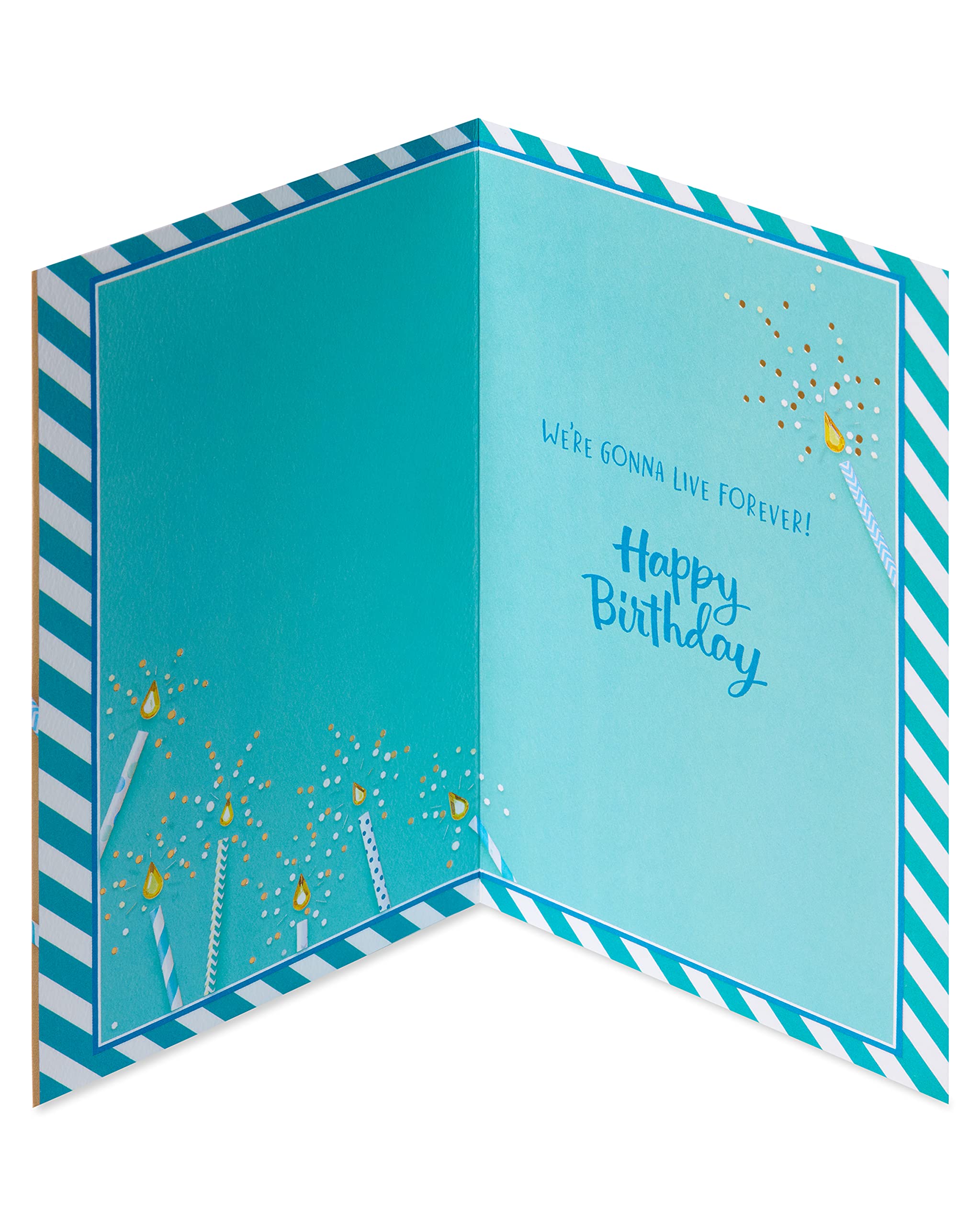 American Greetings Birthday Card for Friend (Live Forever) - Image 2