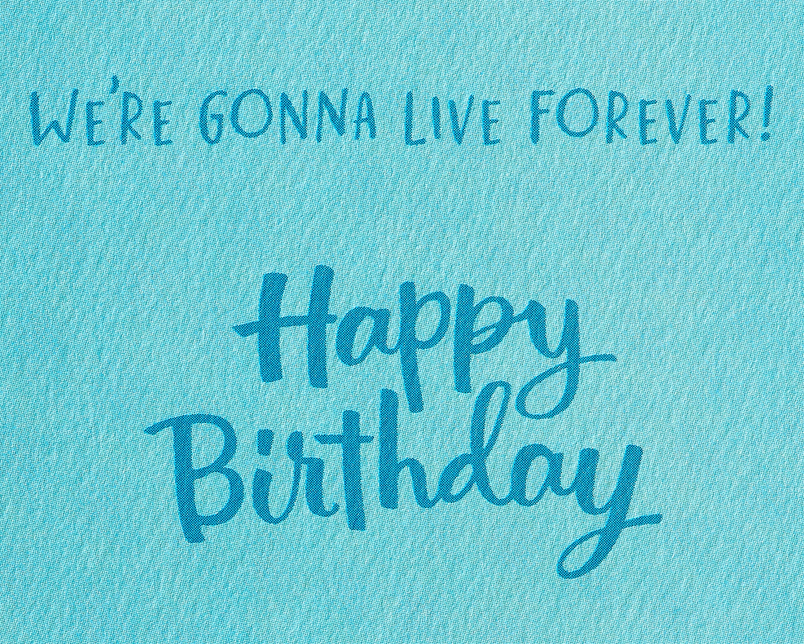 American Greetings Birthday Card for Friend (Live Forever) - Image 3
