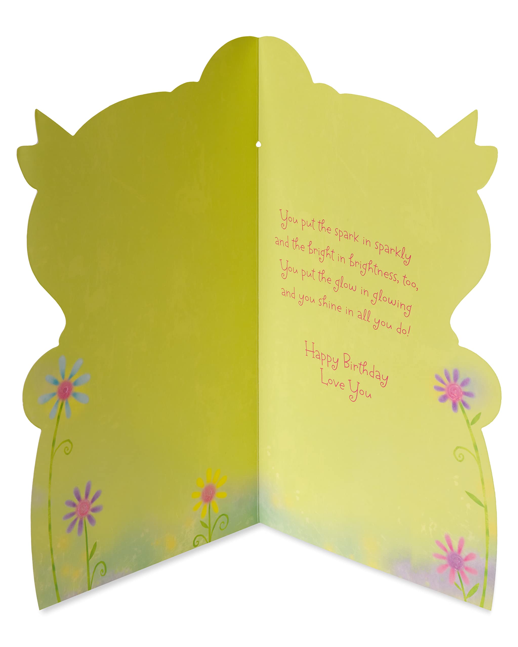 American Greetings Birthday Card for Girl (Unicorn) - Image 2
