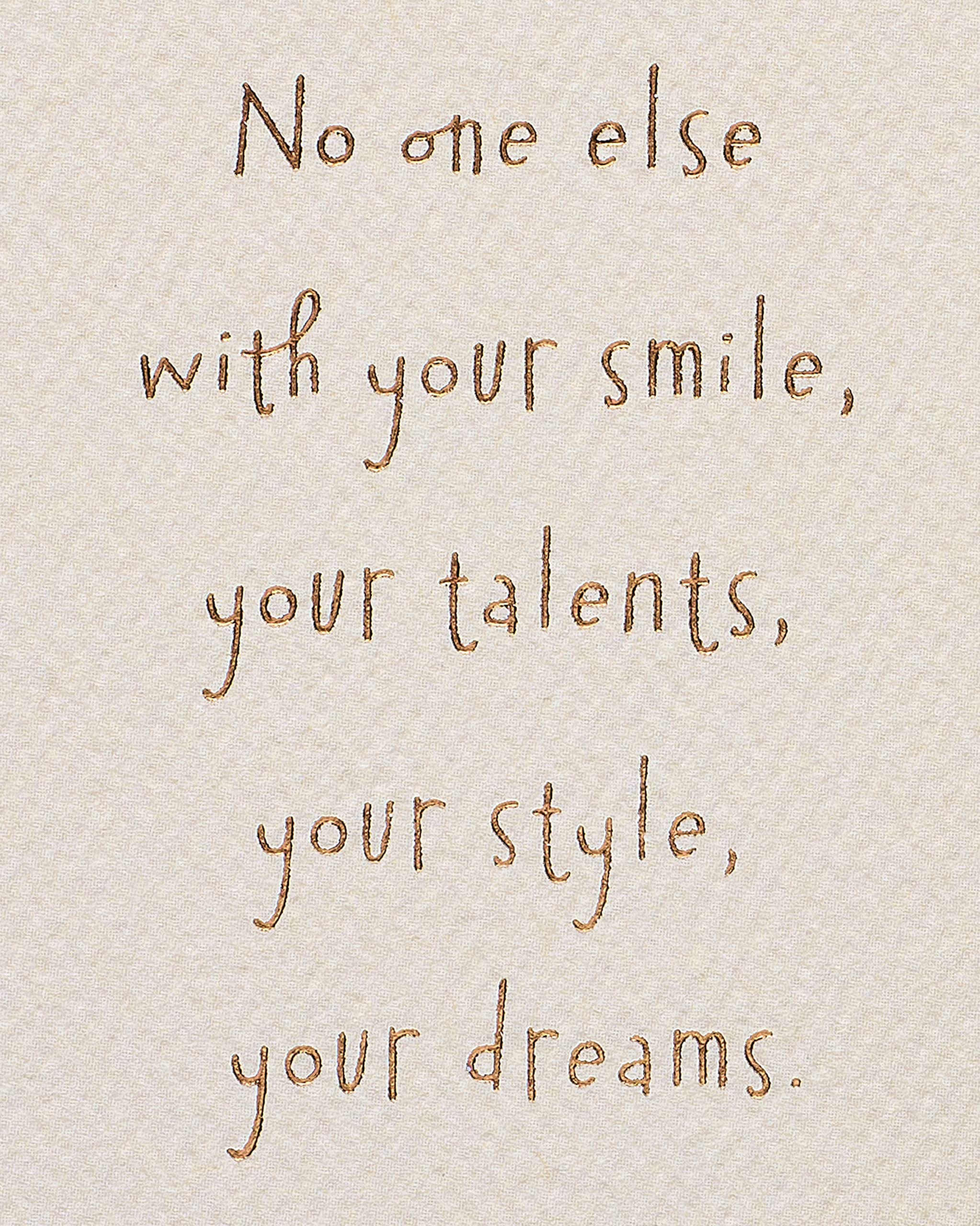 American Greetings Birthday Card for Granddaughter (No One Else Like You) - Image 3