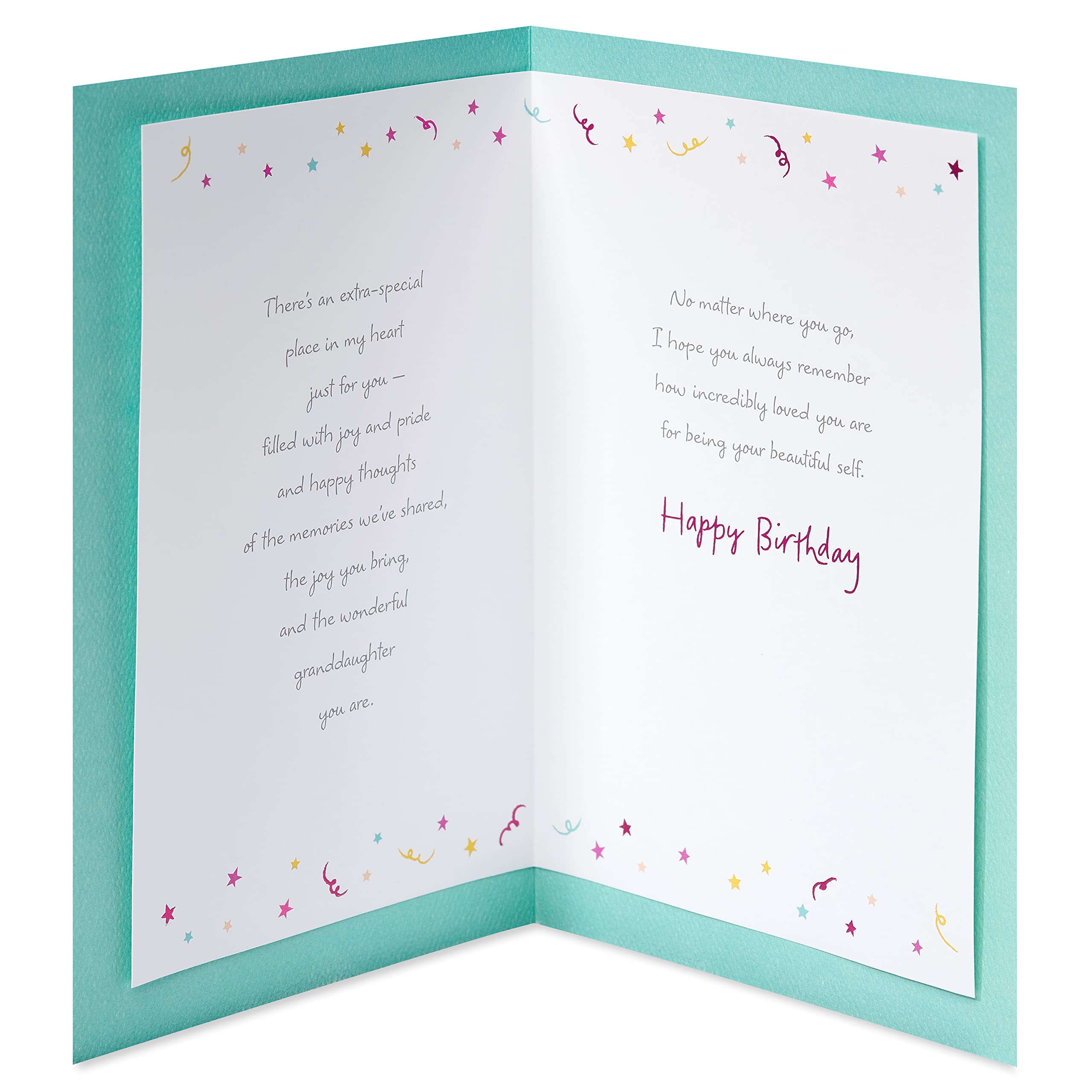 American Greetings Birthday Card for Granddaughter (Your Beautiful Self) - Image 2