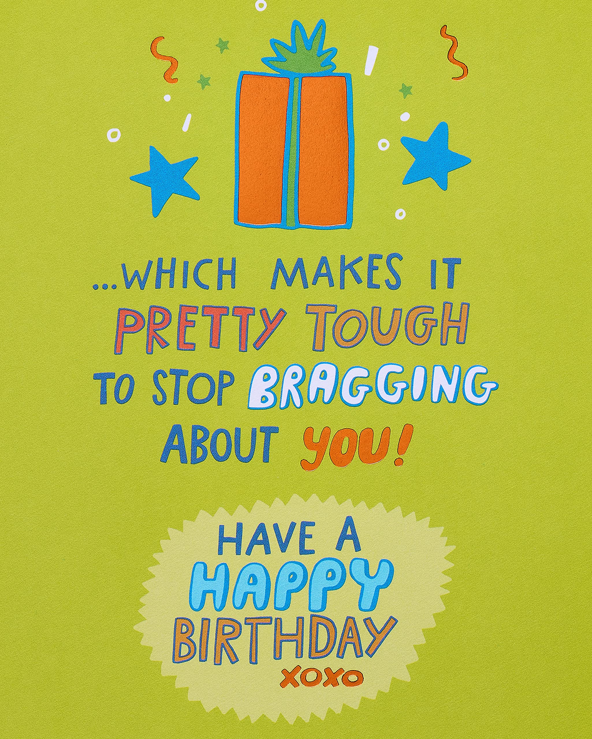 American Greetings Birthday Card for Grandson (Bragging About You) - Image 3
