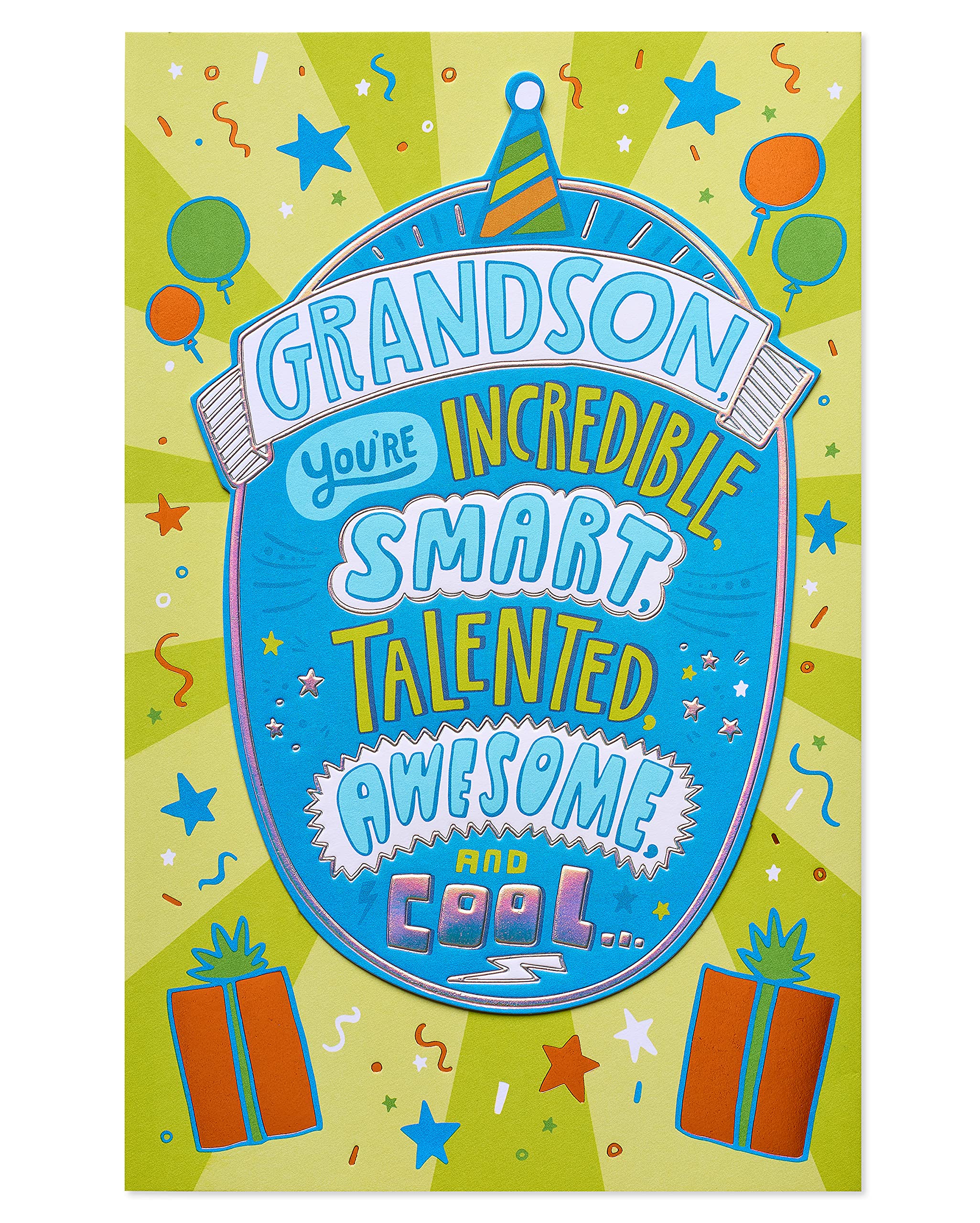American Greetings Birthday Card for Grandson (Bragging About You) - Image 4