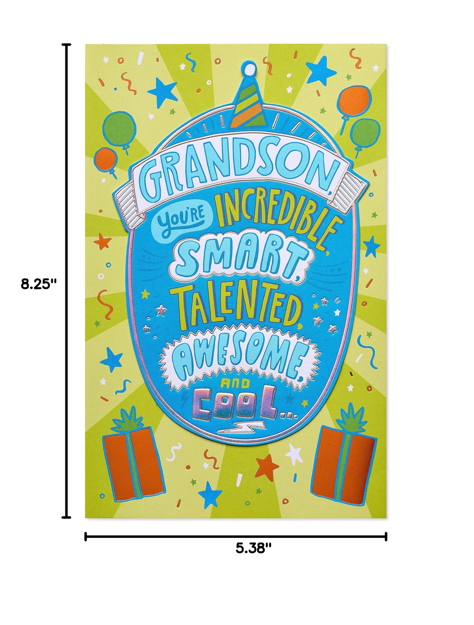 American Greetings Birthday Card for Grandson (Bragging About You) - Image 8