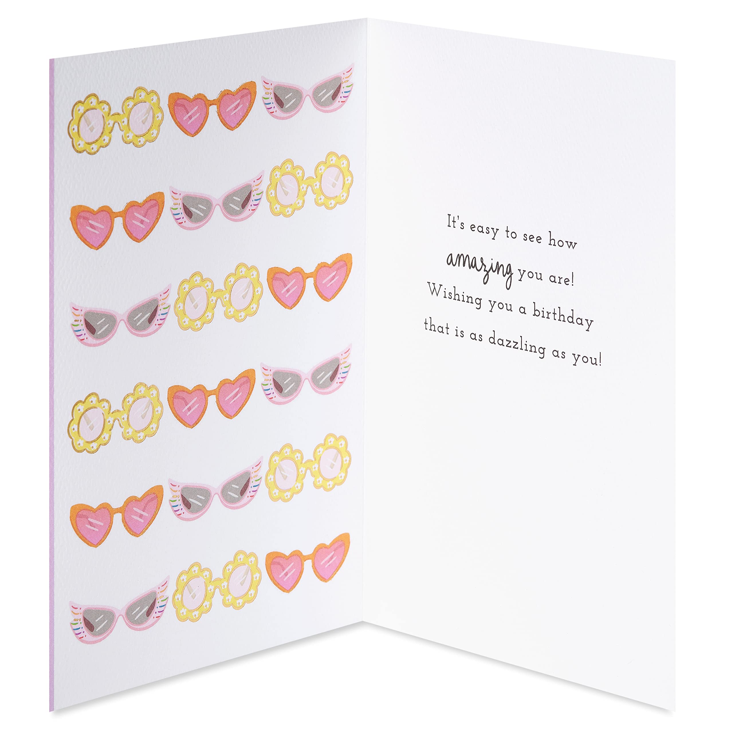 American Greetings Birthday Card for Her (As Dazzling As You) - Image 2