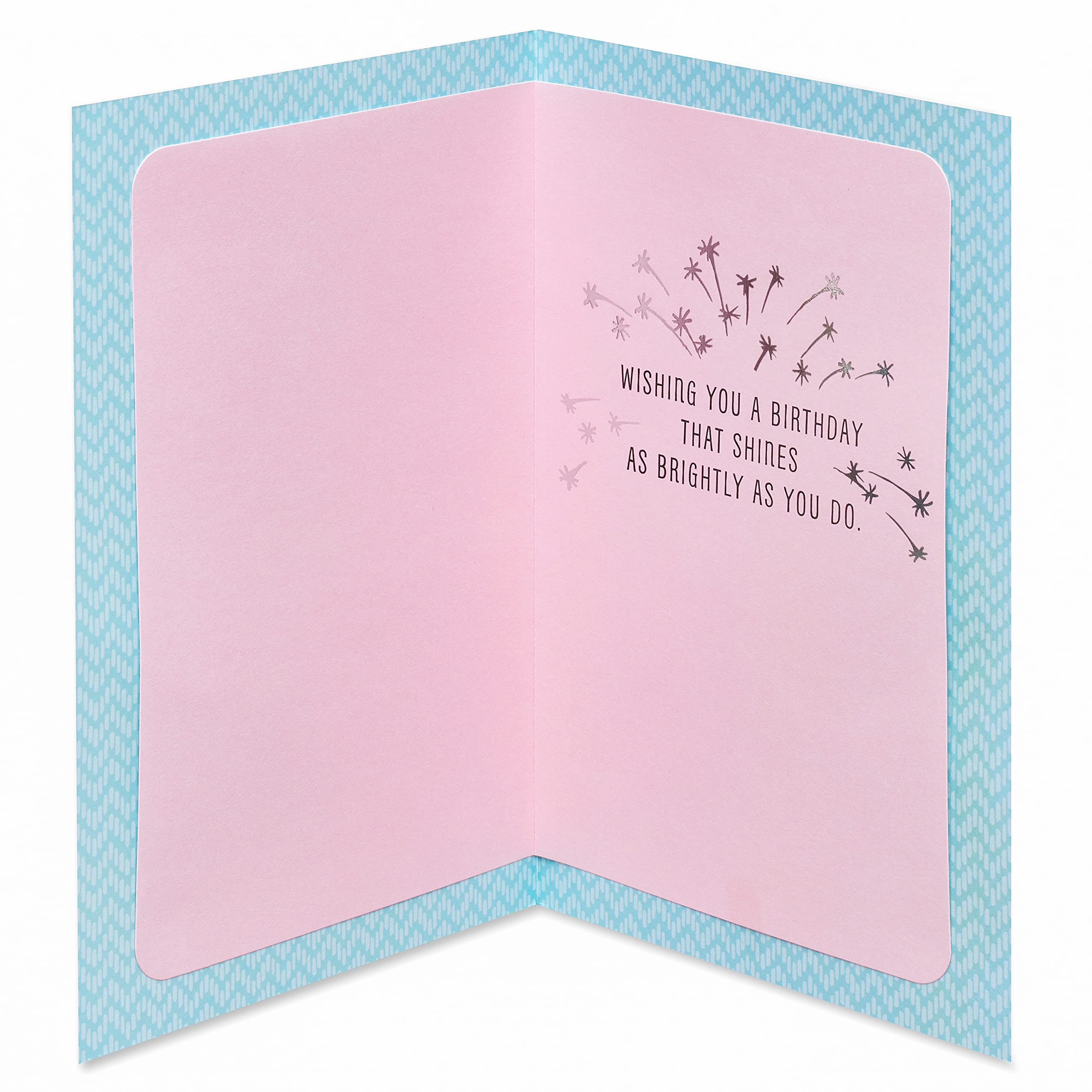 American Greetings Birthday Card for Her (Birthday That Shines) - Image 2