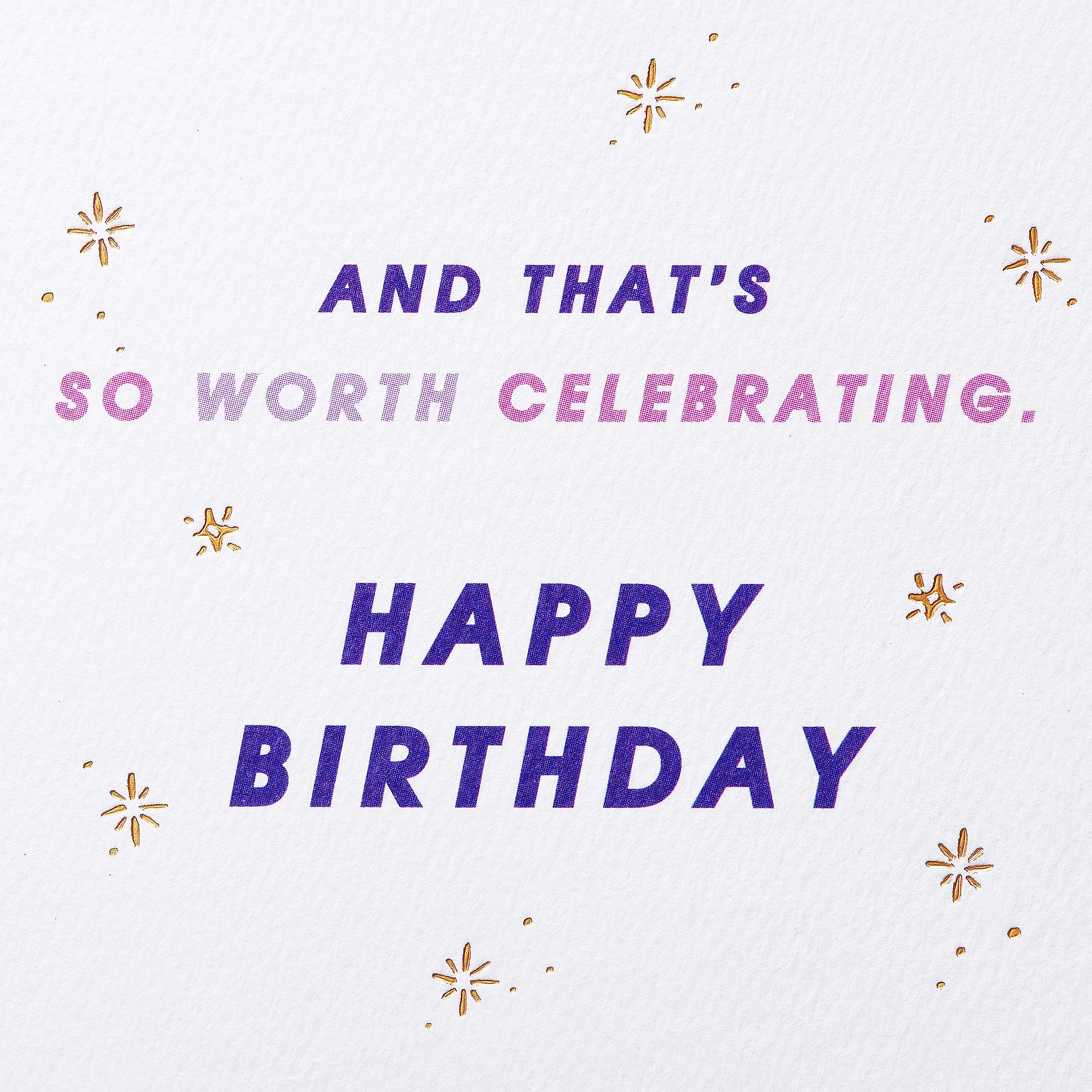 American Greetings Birthday Card for Her (So Worth Celebrating) - Image 3