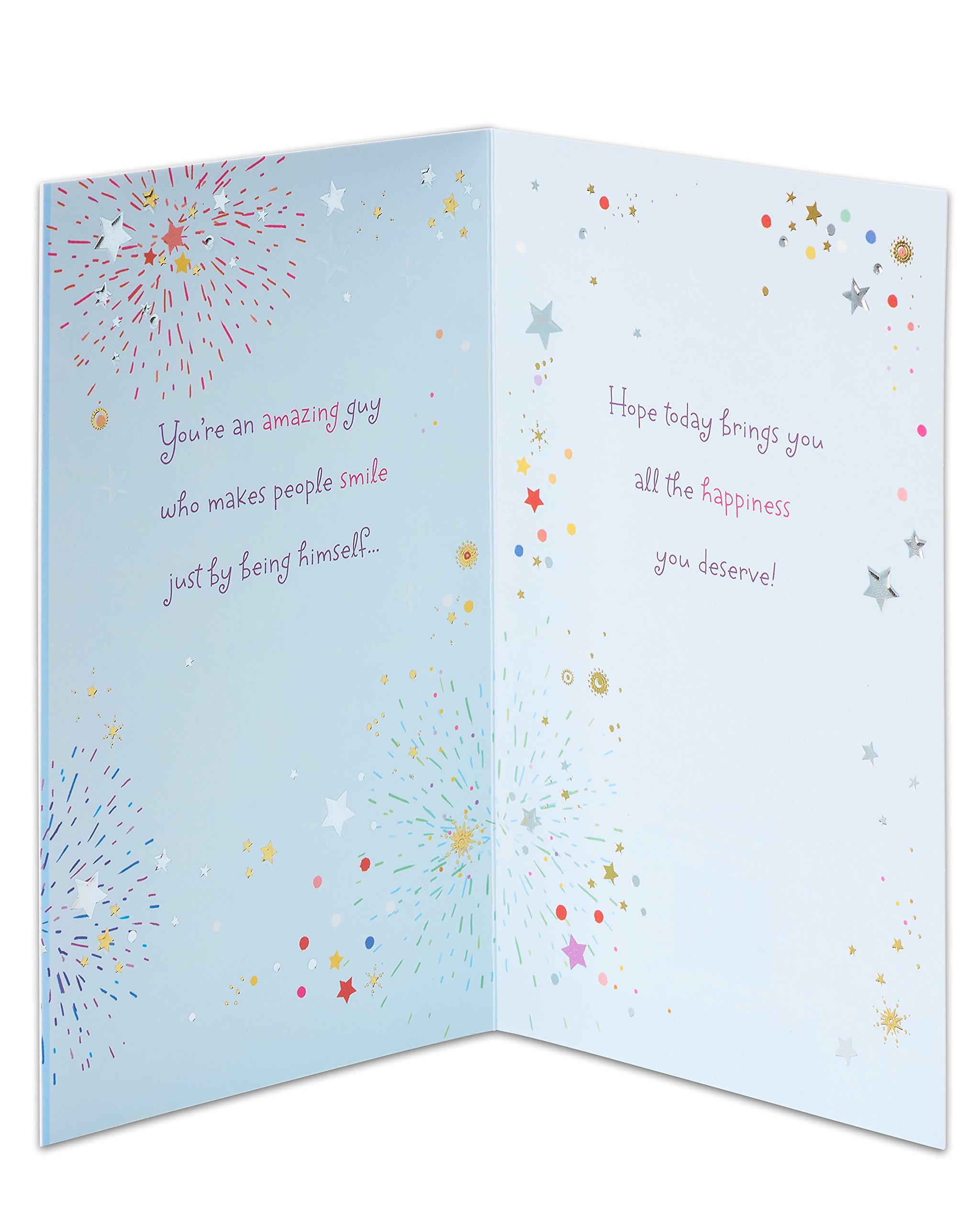 American Greetings Birthday Card for Him (Amazing Guy) - Image 2