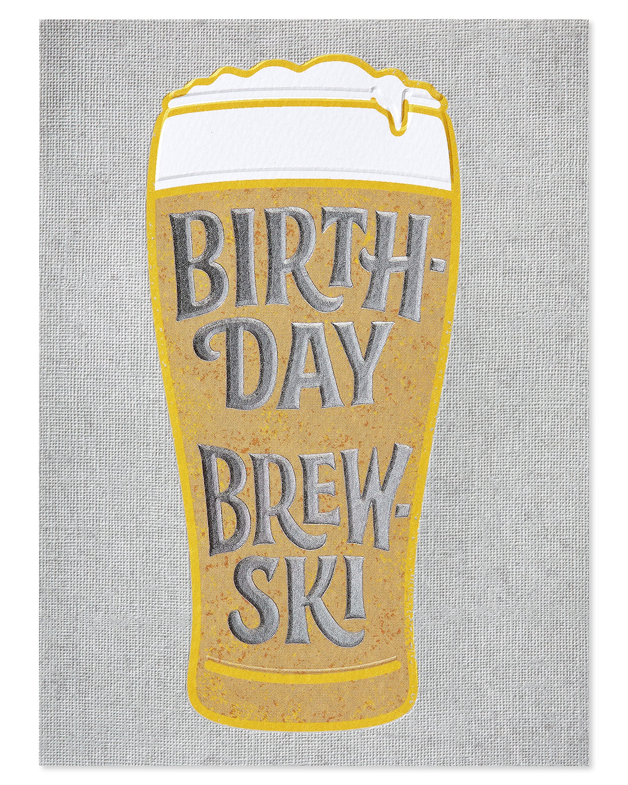 American Greetings Birthday Card for Him (Birthday Beer) - Image 4