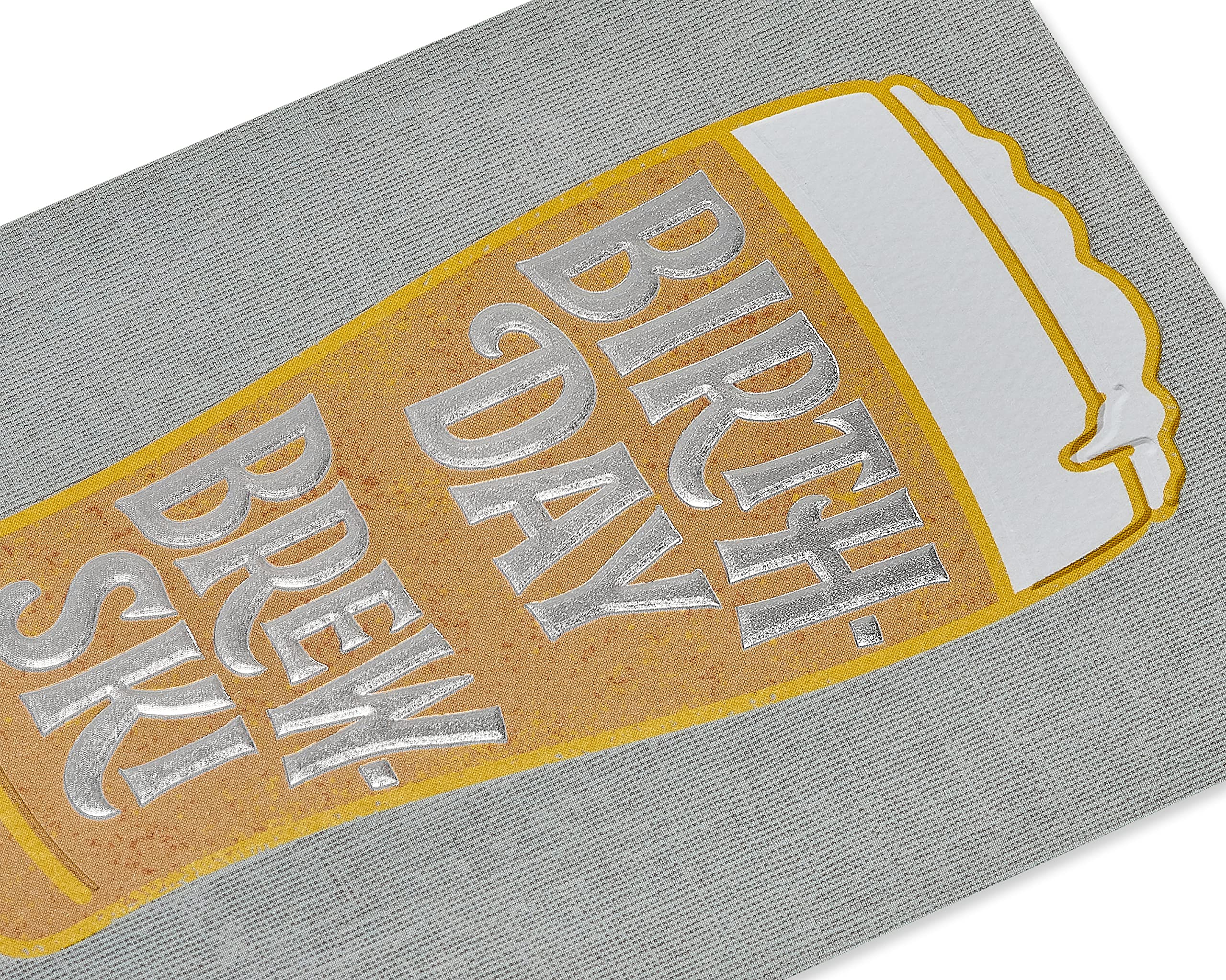 American Greetings Birthday Card for Him (Birthday Beer) - Image 5