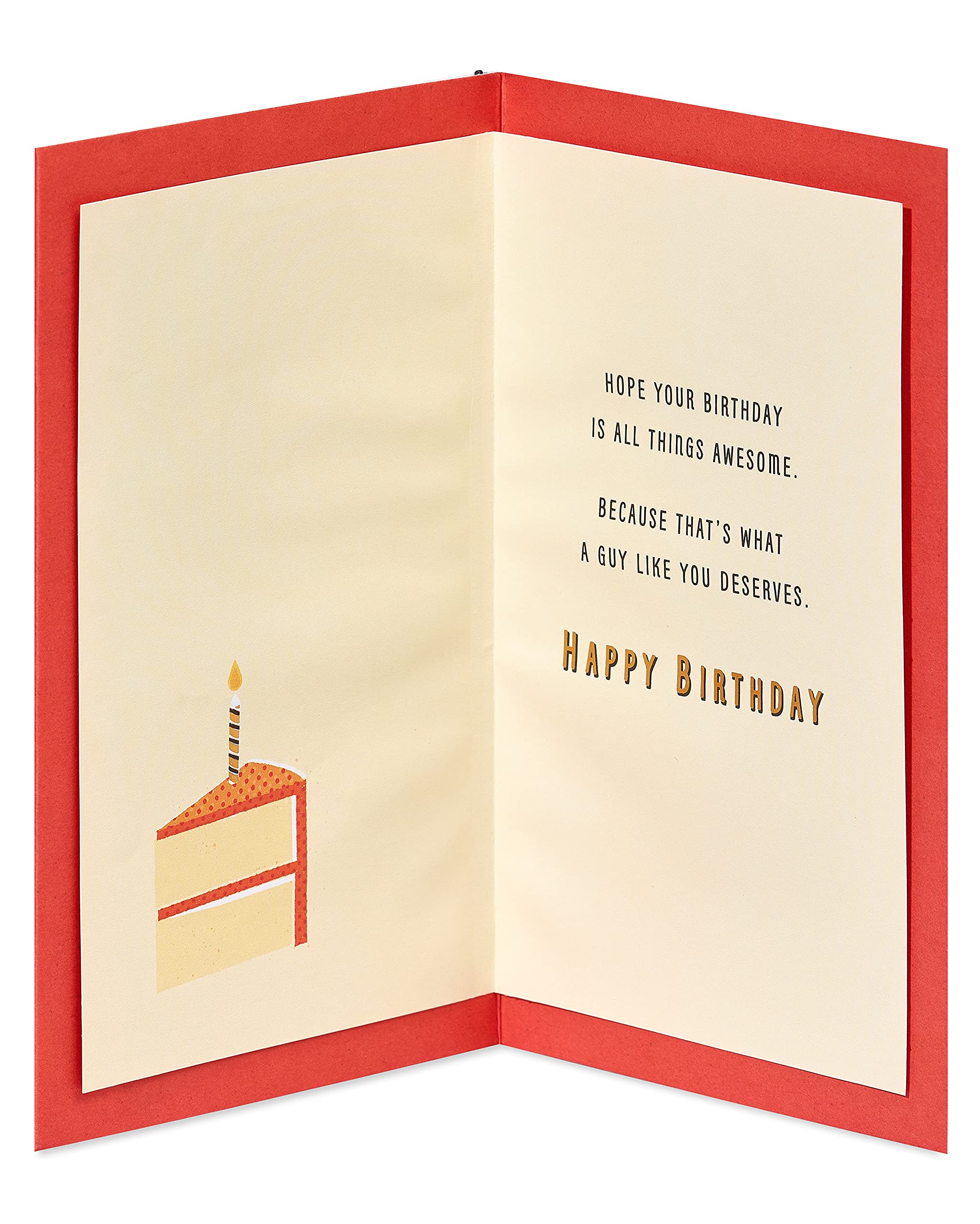 American Greetings Birthday Card for Him (Every Candle) - Image 2