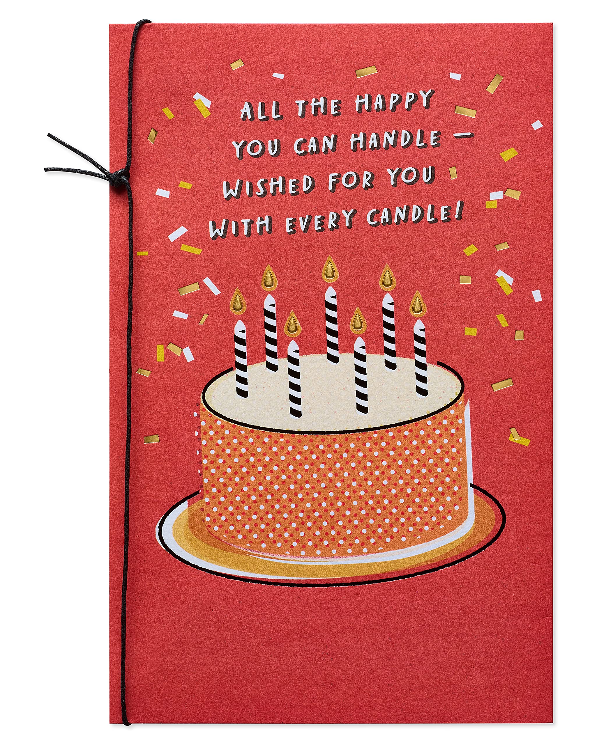 American Greetings Birthday Card for Him (Every Candle) - Image 4