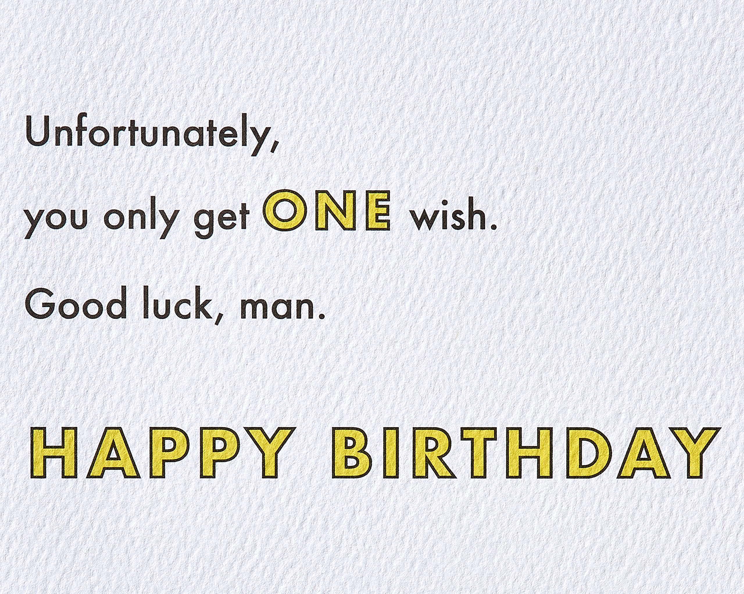 American Greetings Birthday Card for Him (Looks! Brains! Personality!) - Image 3