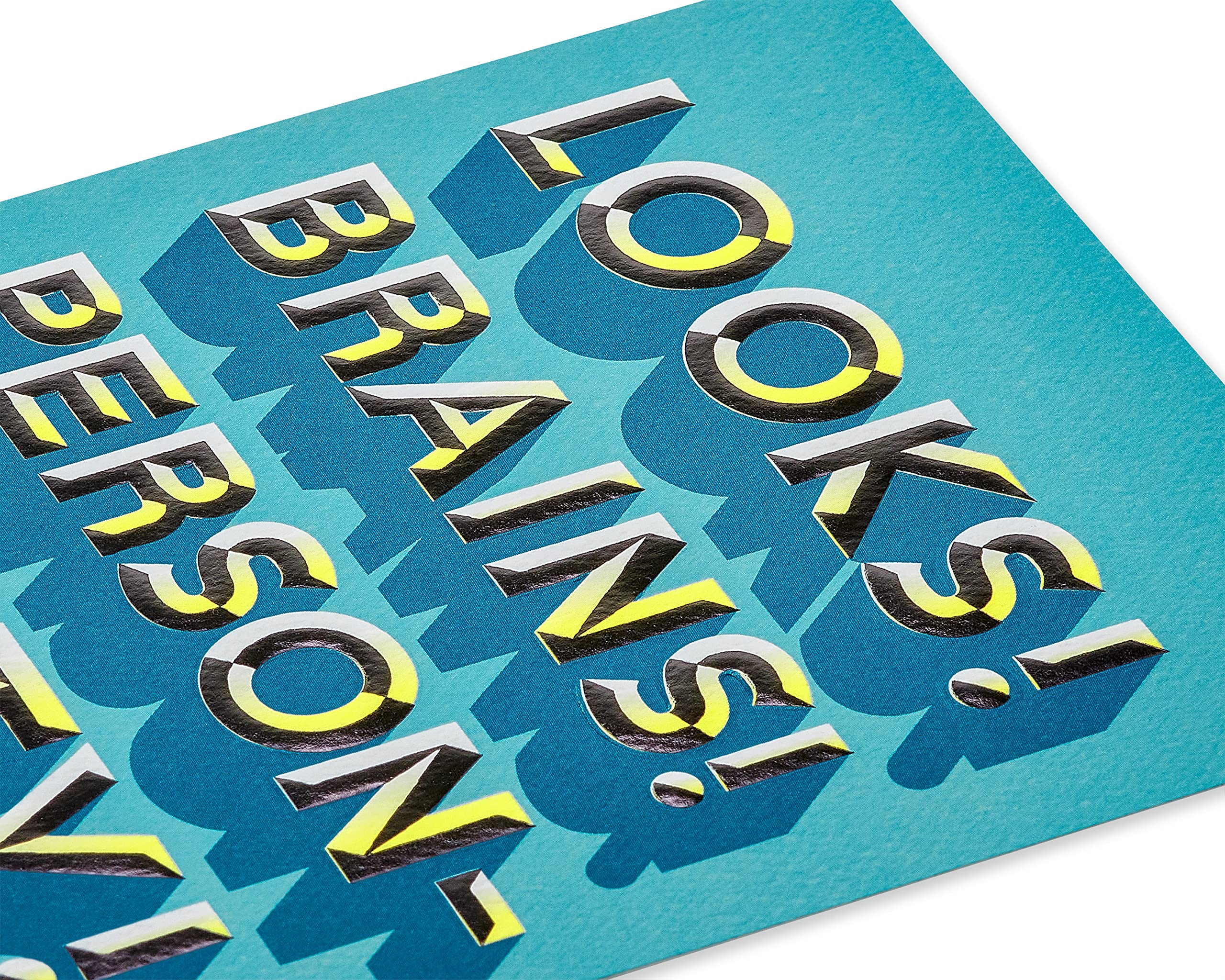 American Greetings Birthday Card for Him (Looks! Brains! Personality!) - Image 5