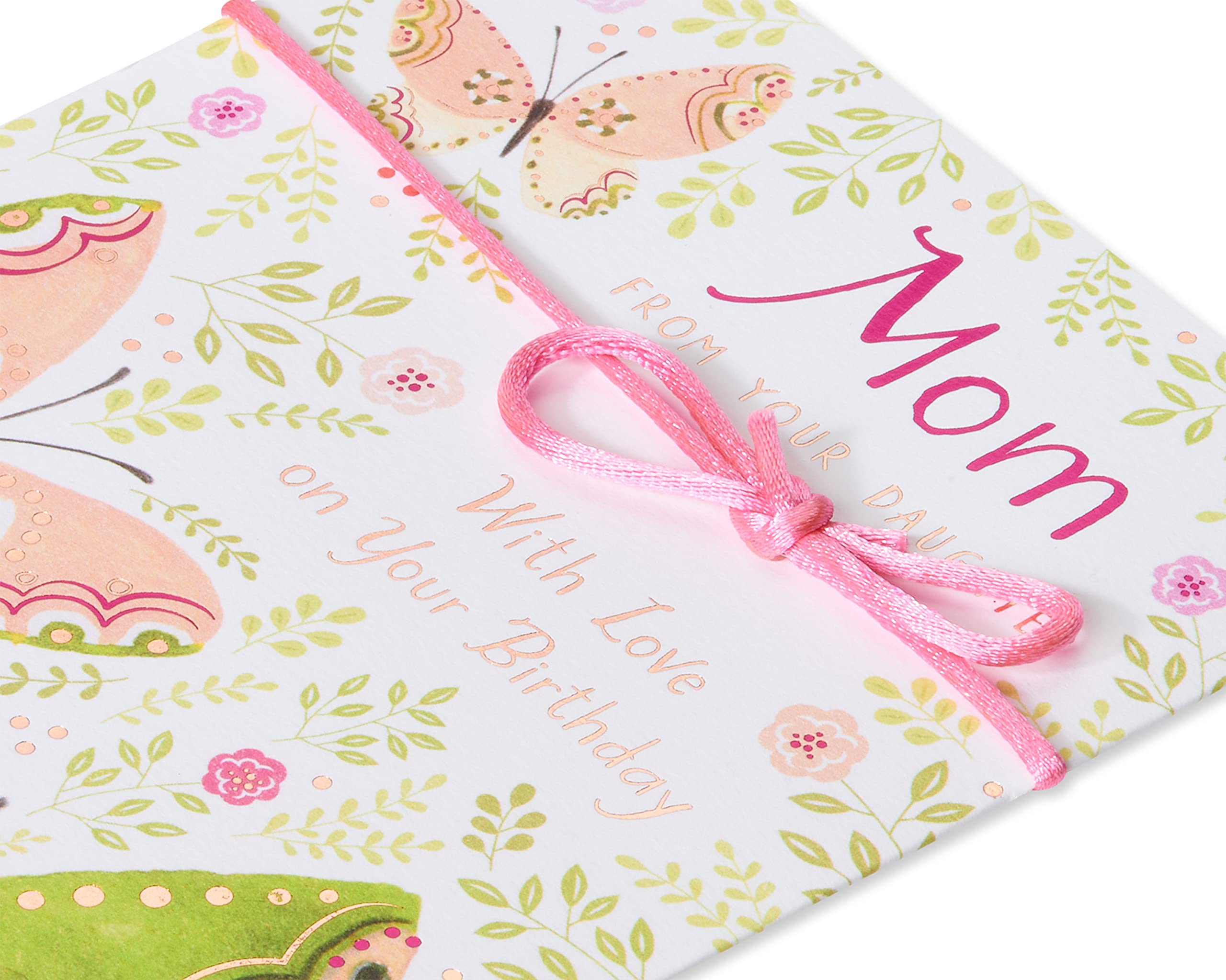 American Greetings Birthday Card for Mom from Daughter (With Love) - Image 6