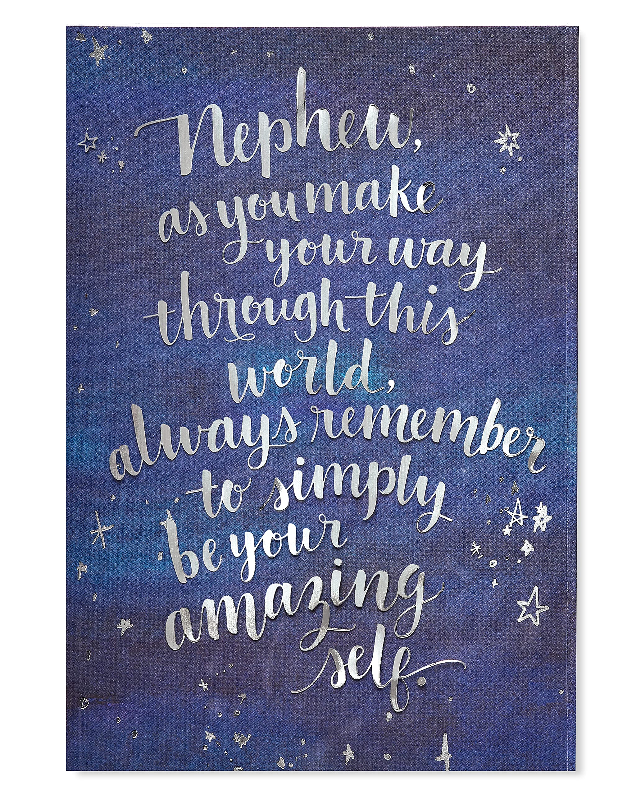 American Greetings Birthday Card for Nephew (Be Your Amazing Self) - Image 4