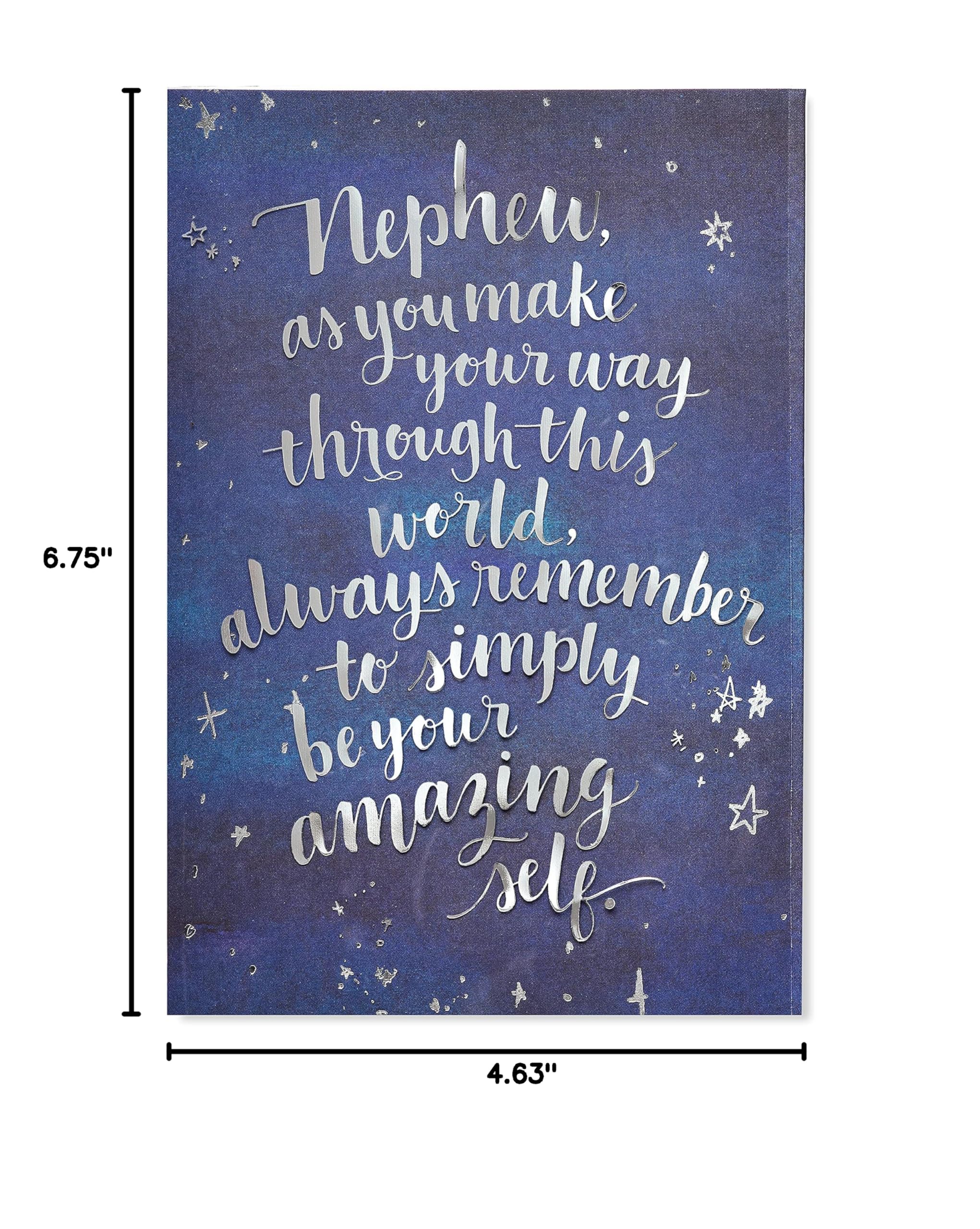 American Greetings Birthday Card for Nephew (Be Your Amazing Self) - Image 8