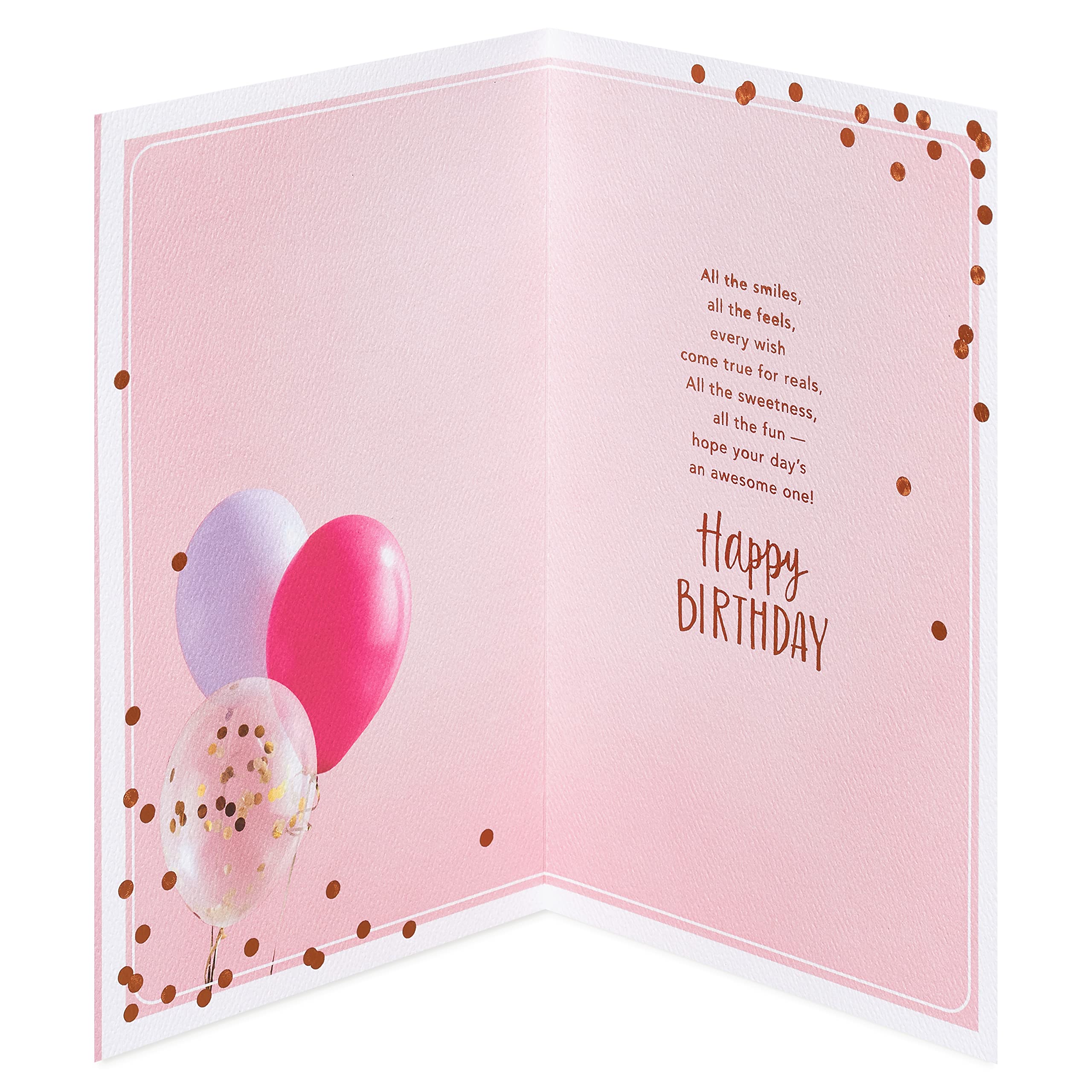 American Greetings Birthday Card for Sister (Hooray!) - Image 2