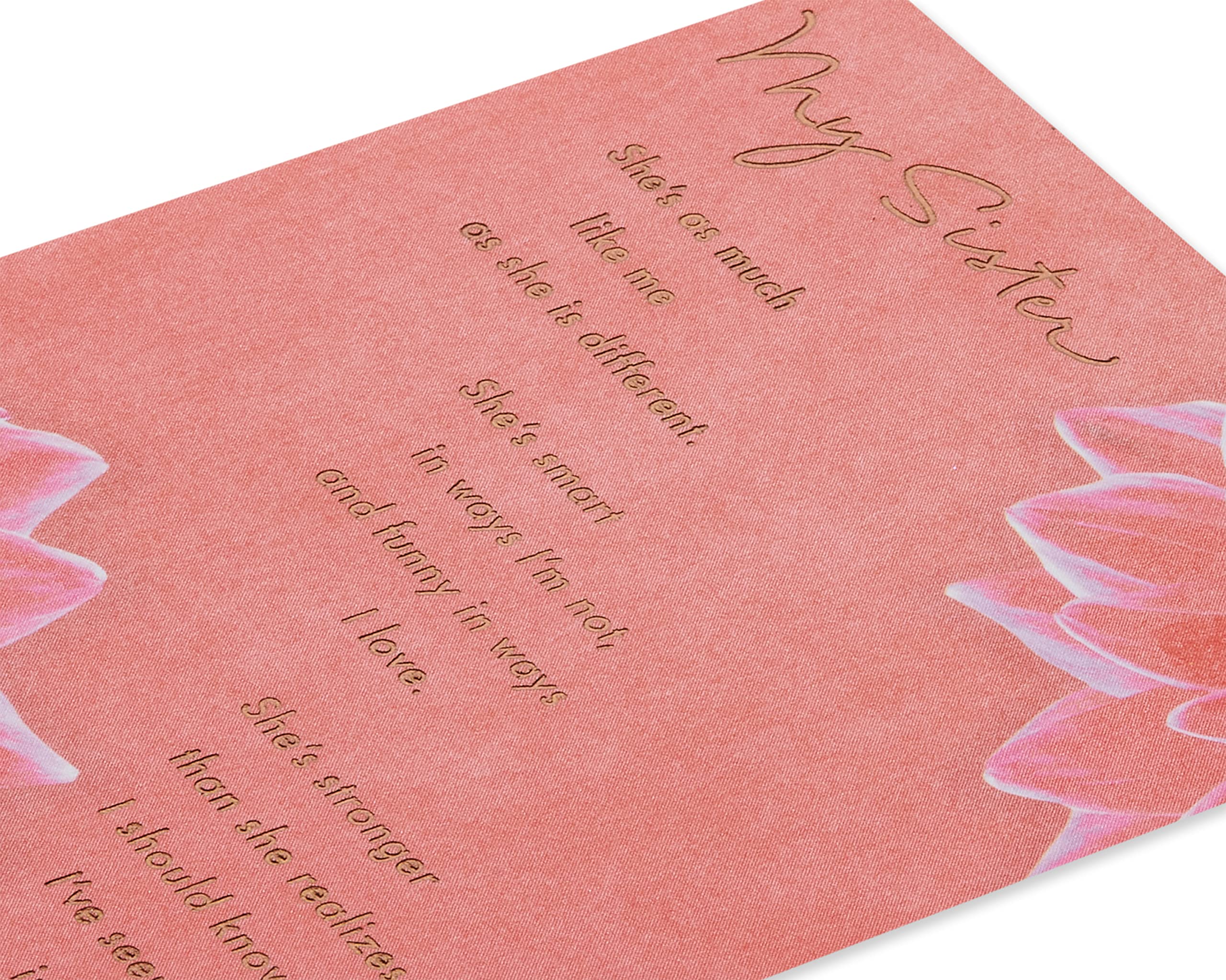American Greetings Birthday Card for Sister (My Amazing Sister) - Image 5