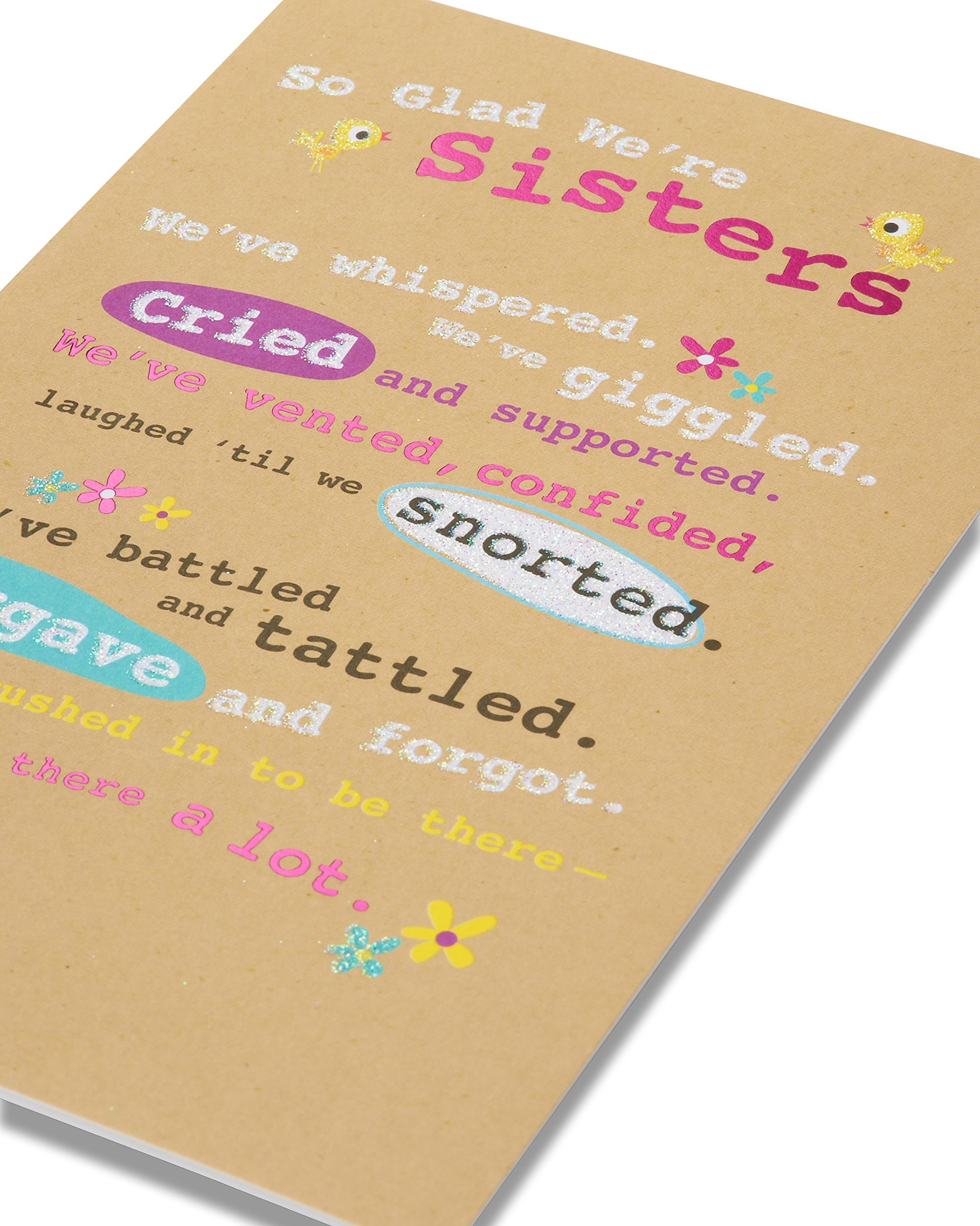 American Greetings Birthday Card for Sister (We're Sisters) - Image 4