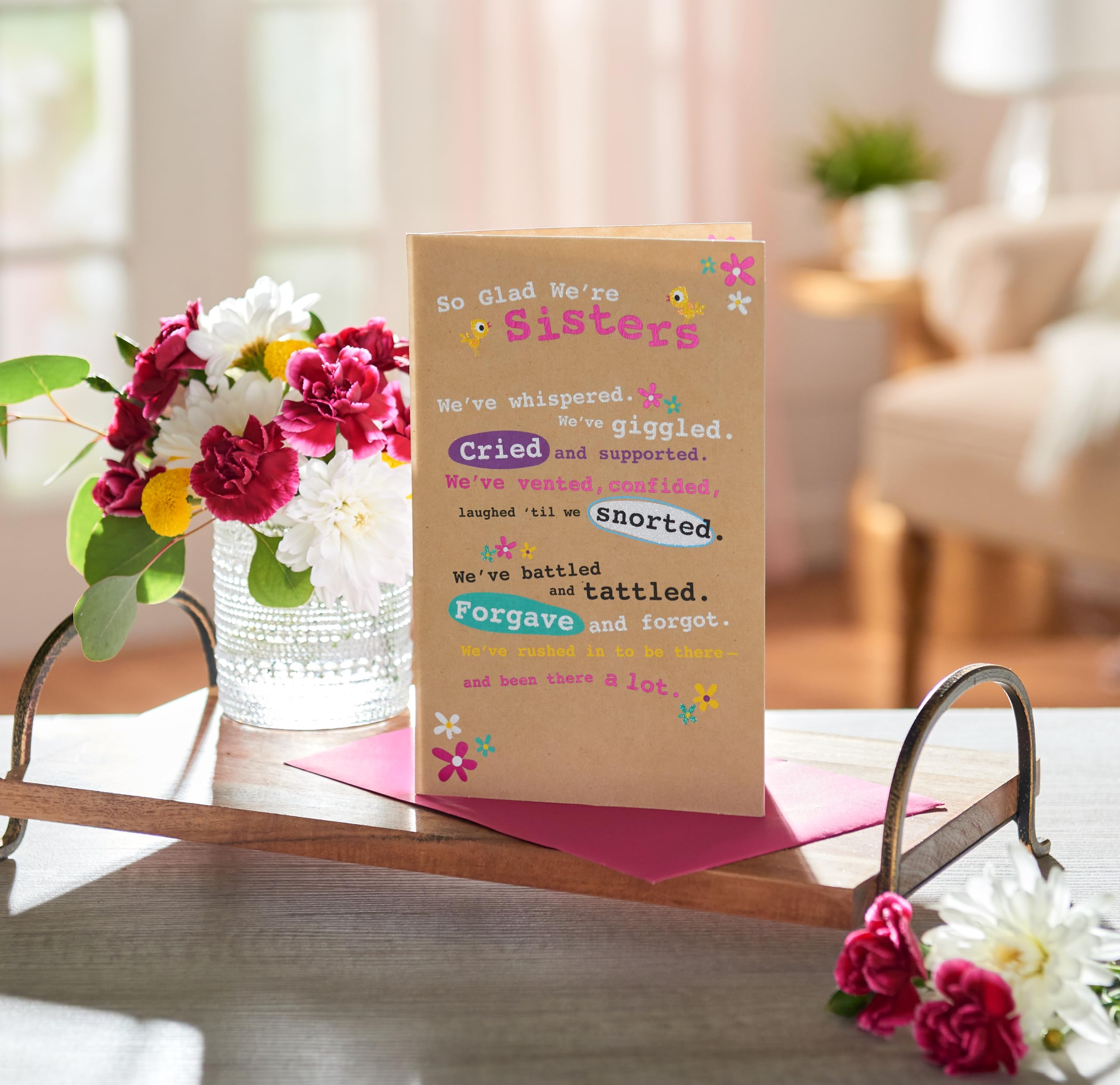 American Greetings Birthday Card for Sister (We're Sisters) - Image 6