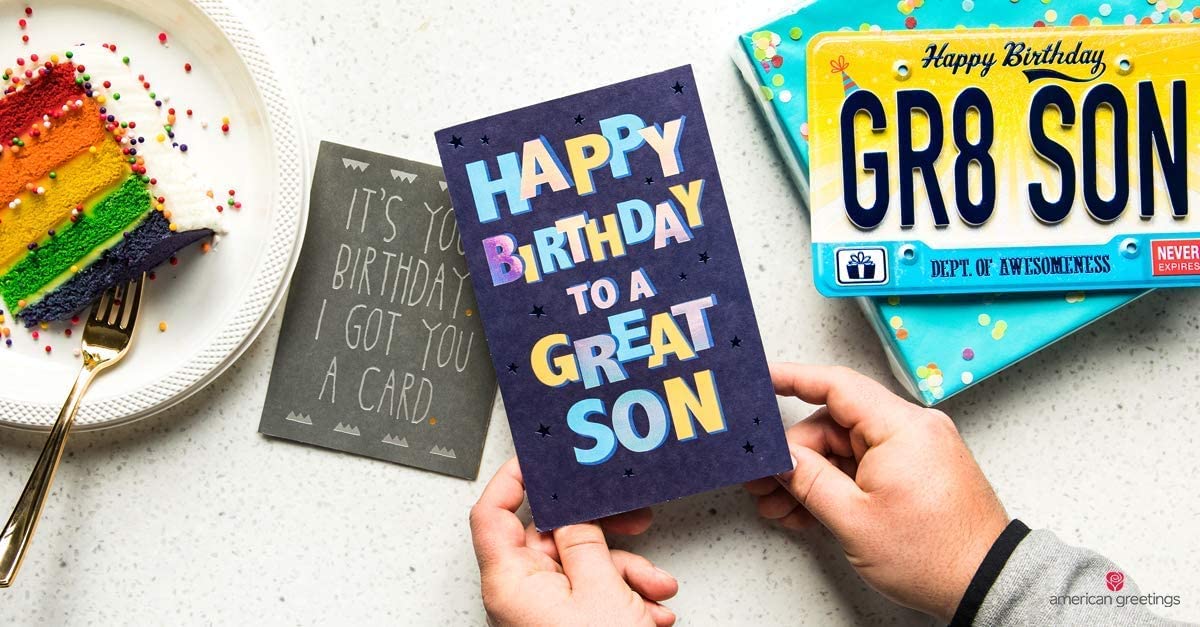 American Greetings Birthday Card for Son (Celebrate) - Image 5
