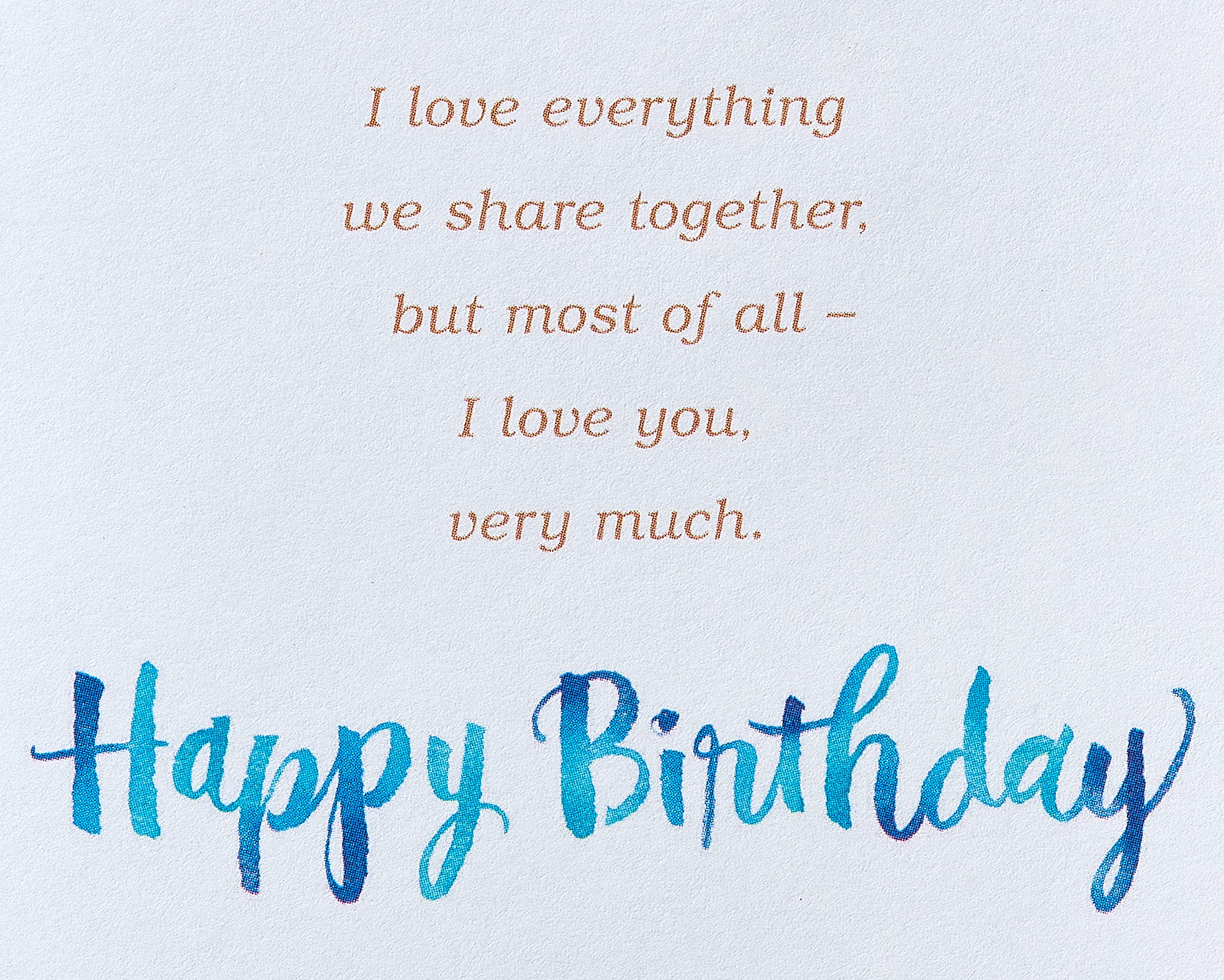 American Greetings Birthday Card for Wife (My Best Friend) - Image 4