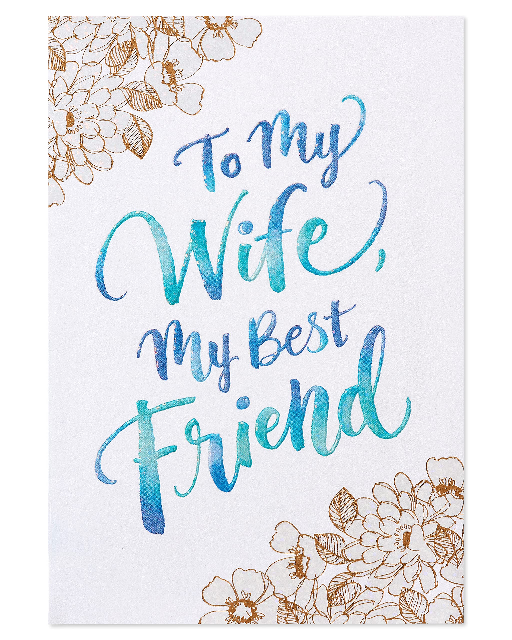 American Greetings Birthday Card for Wife (My Best Friend) - Image 5
