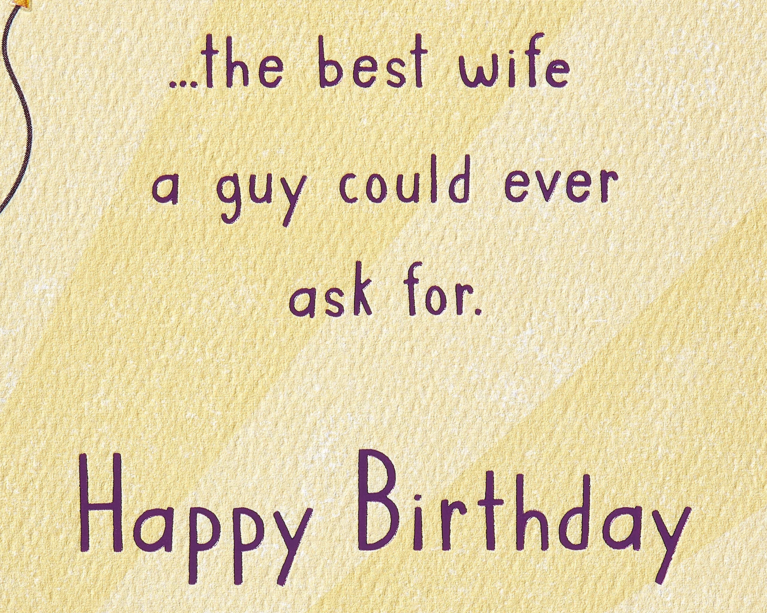 American Greetings Birthday Card for Wife (You Make the World a Magical Place) - Image 3