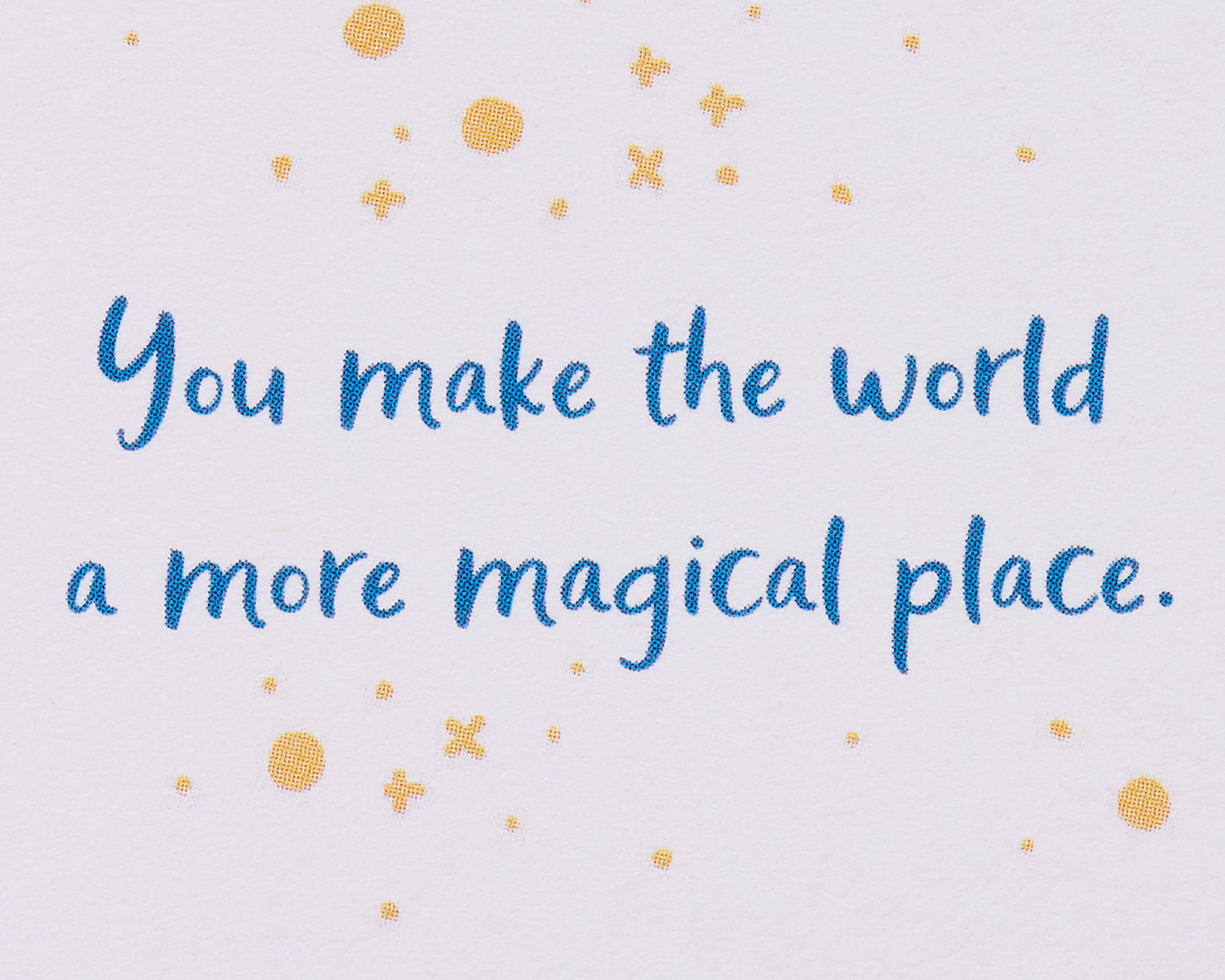 American Greetings Birthday Card for Wife (You Make the World a Magical Place) - Image 3