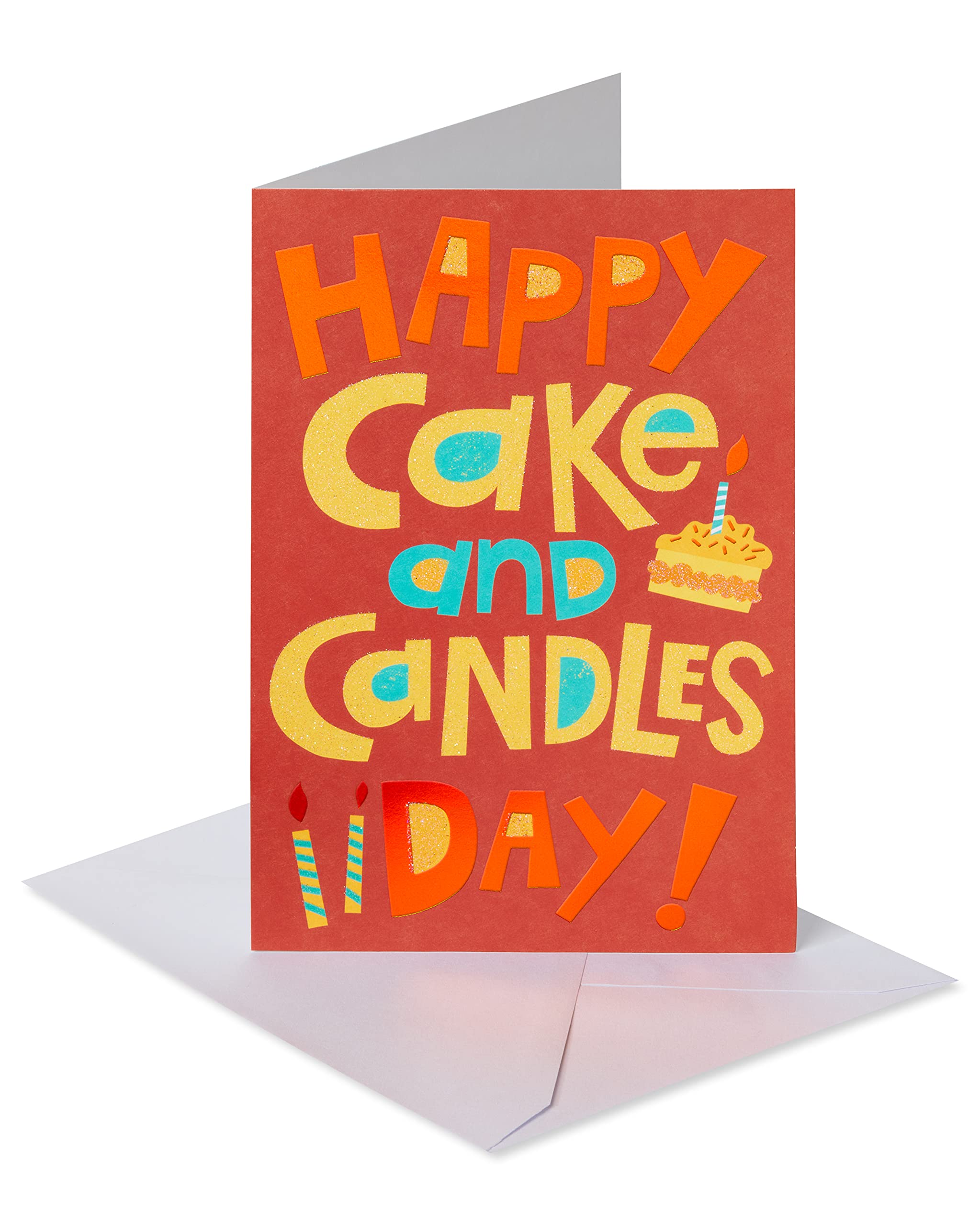American Greetings Birthday Card Pack, Cake and Candles Day (6-Count) - Image 2