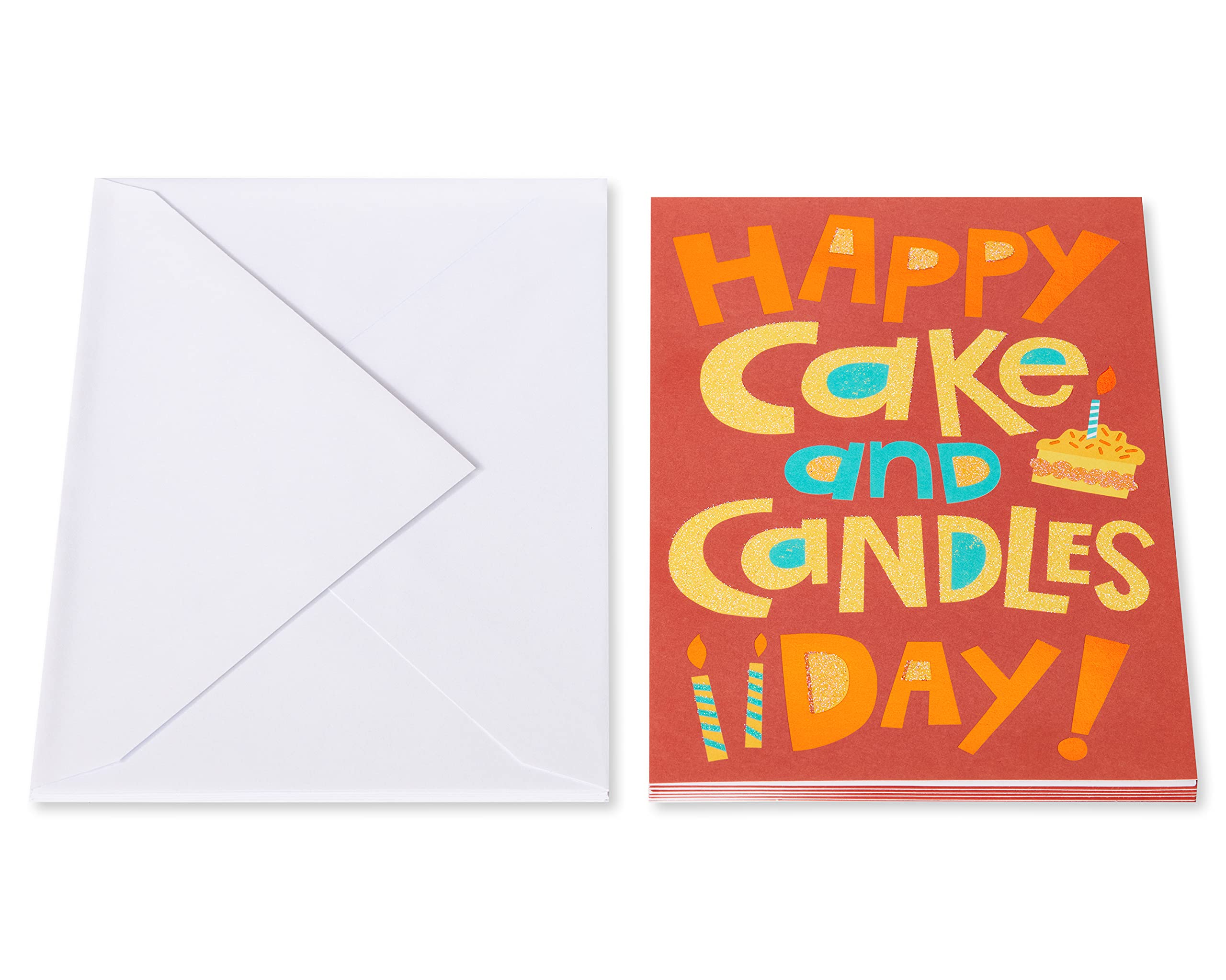 American Greetings Birthday Card Pack, Cake and Candles Day (6-Count) - Image 6