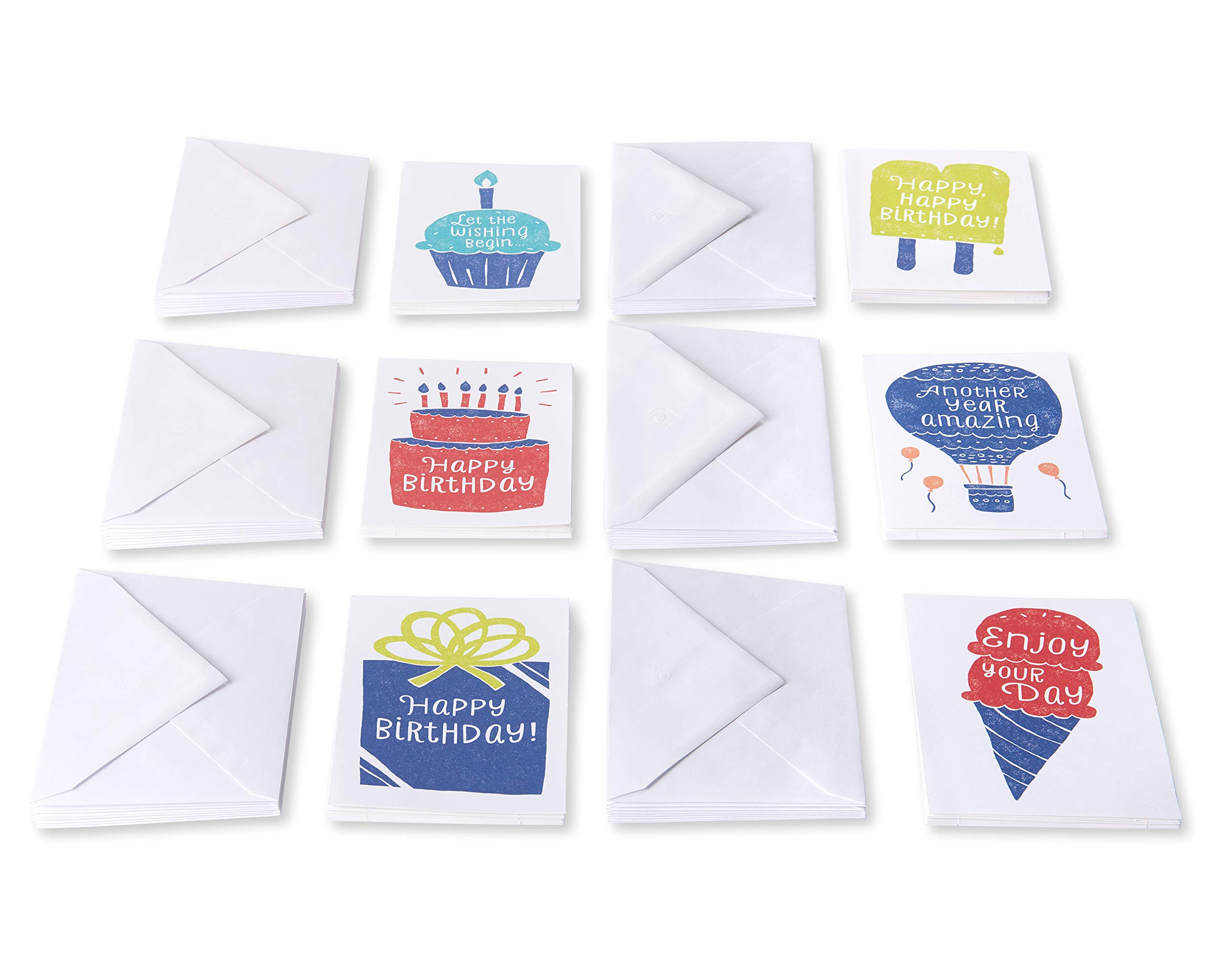 American Greetings Birthday Cards Assortment, Ink-Stamped Artwork (48-Count) - Image 5