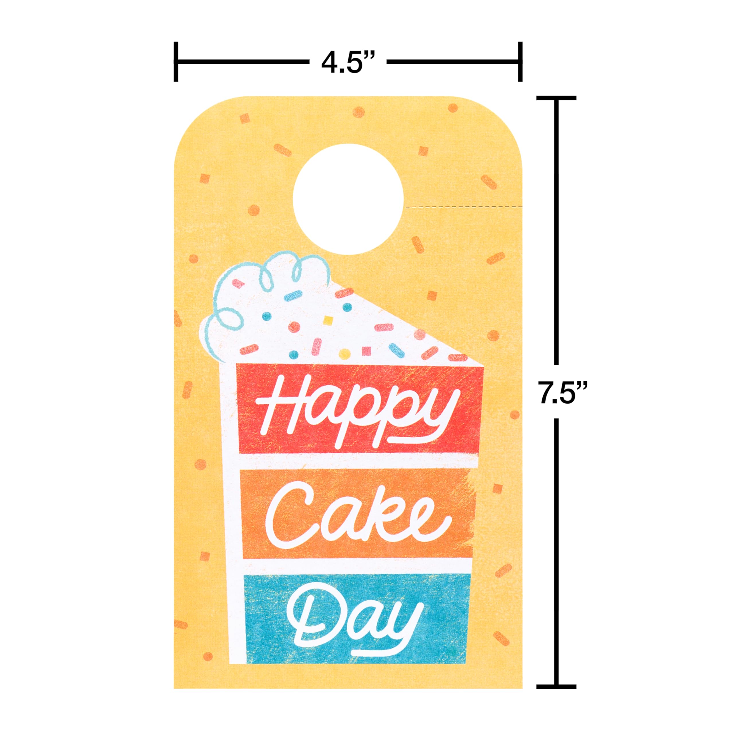 American Greetings Birthday Door Hanger, Cake, Celebrate (6-Count) - Image 4